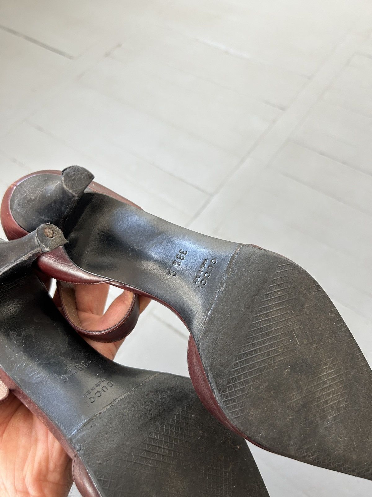 Gucci Gucci leather heels Size US 8.5 / IT 38.5 - 6 Thumbnail