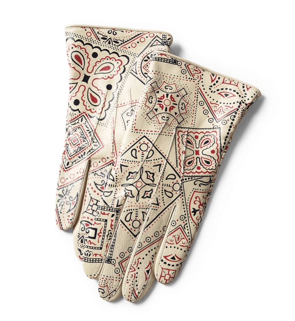 Kapital Leather COOKIE bandana glove Size ONE SIZE - 2 Thumbnail