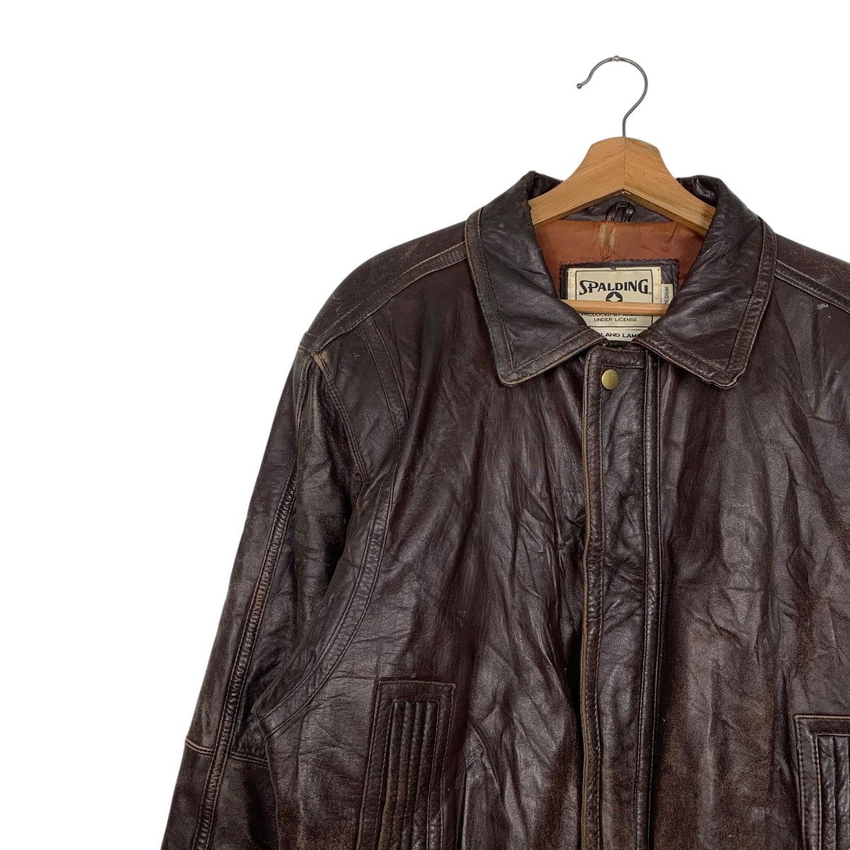 Japanese Brand Vintage Spalding Leather Jacket Size US M / EU 48-50 / 2 - 6 Thumbnail