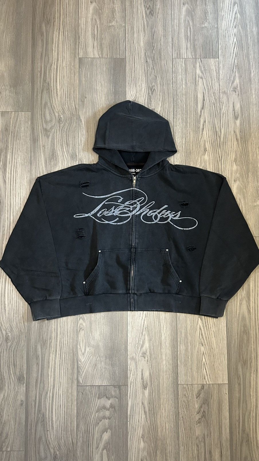LOSTSHDWS LOSTSHDWS Distressed Script Hoodie (ComplexCon Exclusive) Size US M / EU 48-50 / 2 - 1 Thumbnail