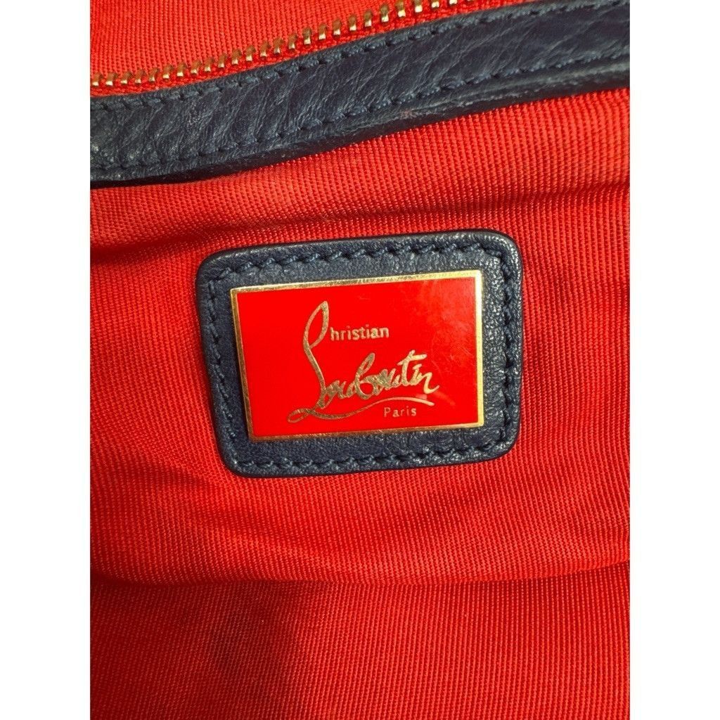 Christian Louboutin Christian Louboutin Panettone Crossbody Shoulder Bag – Blue Size ONE SIZE - 14 Thumbnail