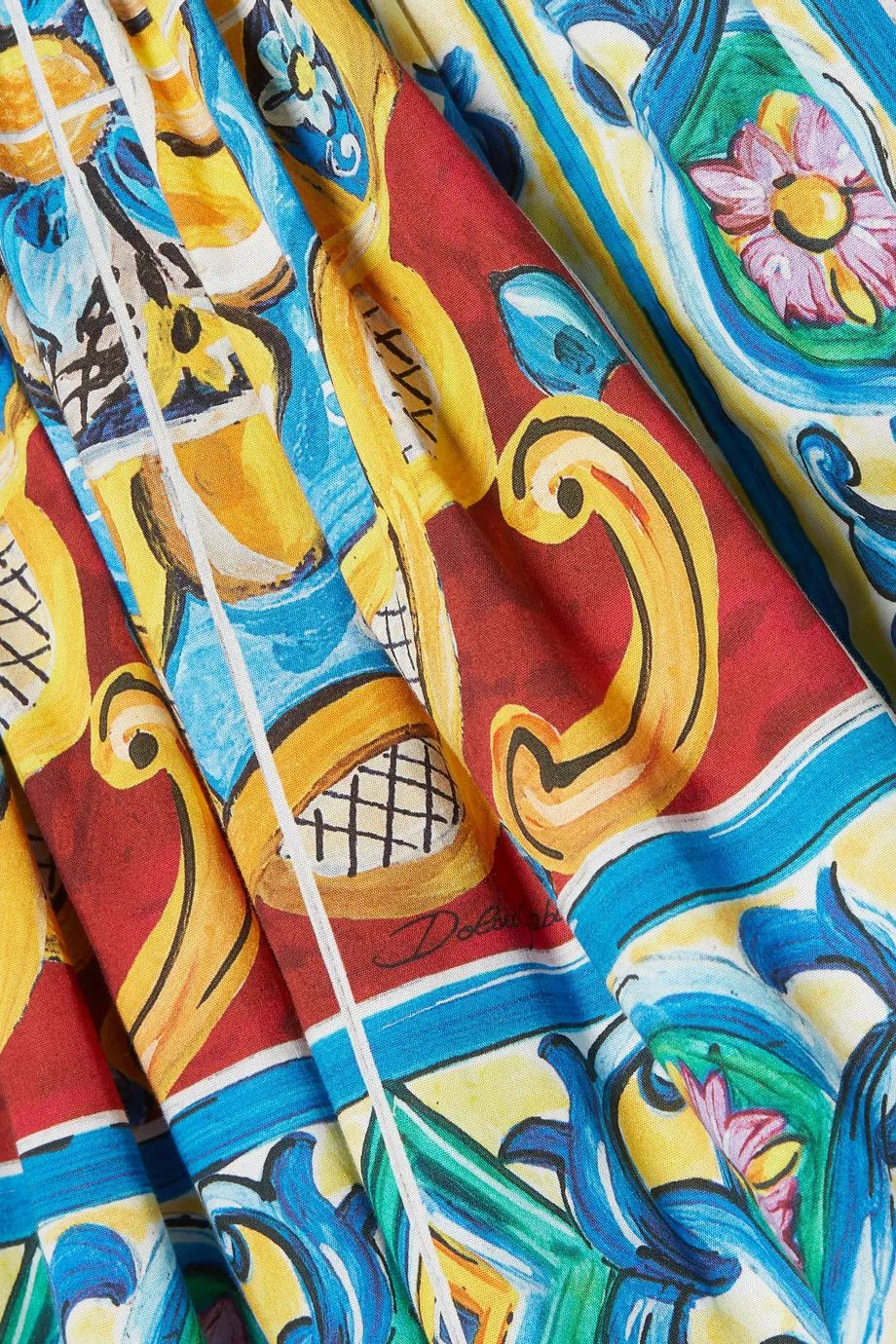 Dolce & Gabbana o1y0825 Sleeveless Midi Dress in Multicolor Size XS / US 0-2 / IT 36-38 - 4 Thumbnail