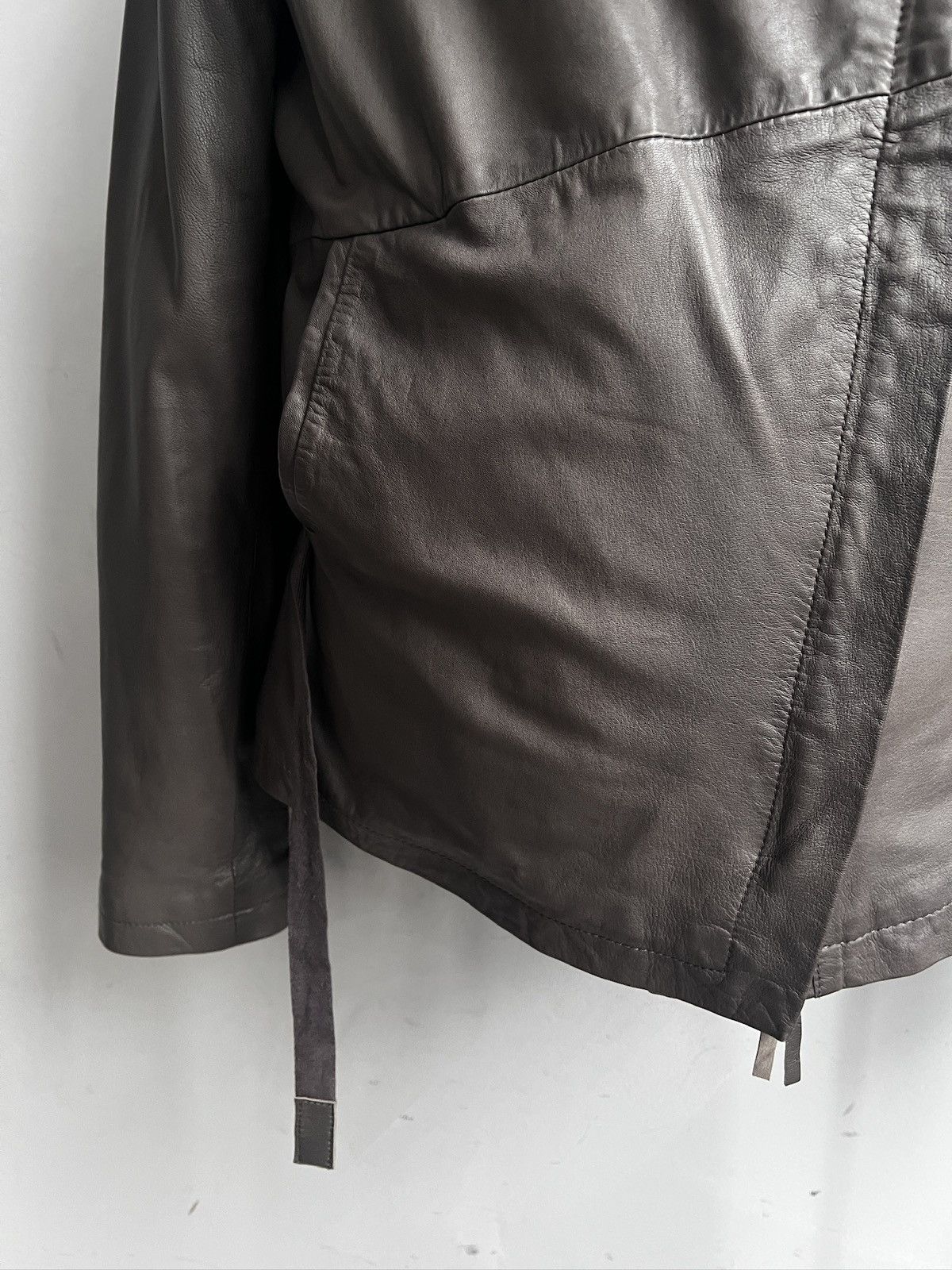 Other Biker avant garde leather asymmetrical leather jacket y2k Size US S / EU 44-46 / 1 - 3 Thumbnail