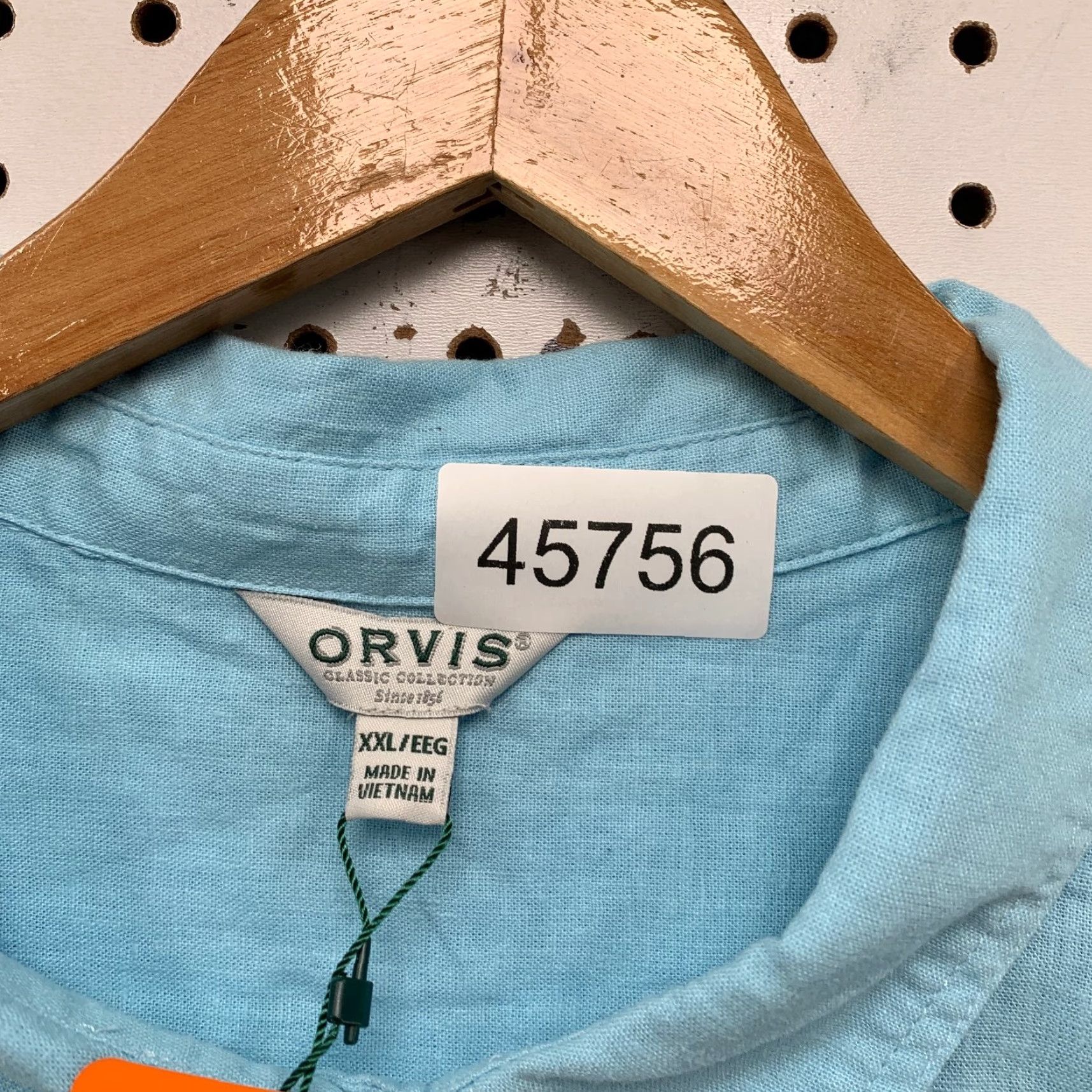 Orvis Orvis Button-Up Shirt Womens 2XL Linen Blue Classic Collection NWT Button Shirt Casual Size XXL / US 16-18 / IT 52-54 - 4 Thumbnail