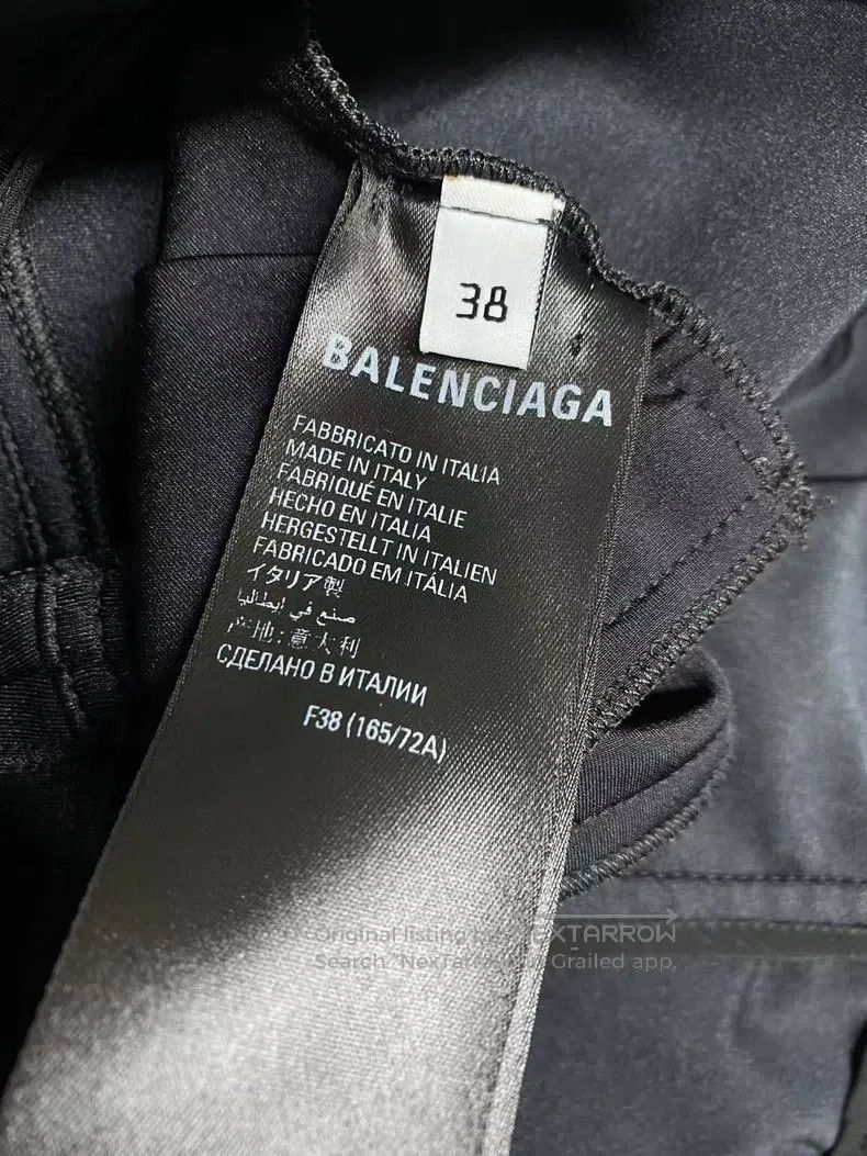 Balenciaga Balenciaga Ladies Pants, Zipper Design at Hem Size 37" - 6 Thumbnail