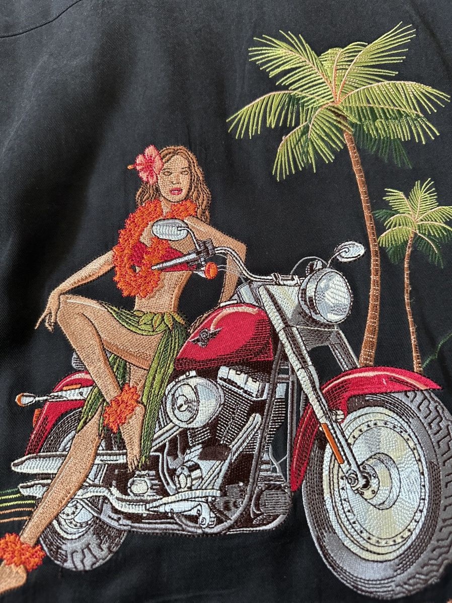 Vintage Vintage Harley Davidson Hawaii Rock Shirt Size US XL / EU 56 / 4 - 4 Thumbnail