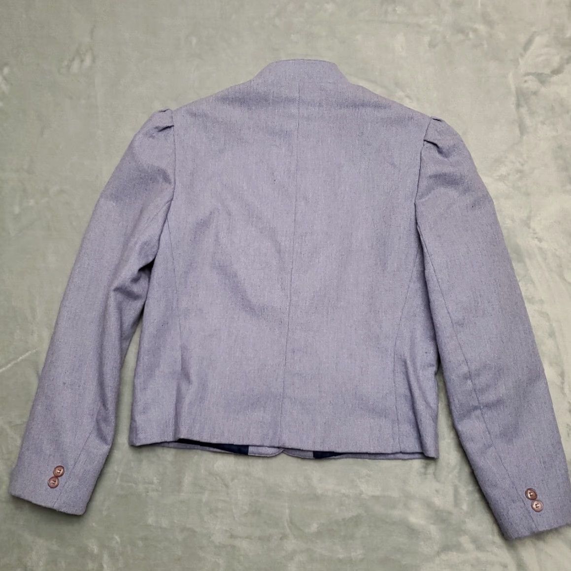 Vintage VINTAGE Jennifer Moore Outfit 2 Piece Skirt Jacket Womens Sz 8 Blue Wool Blend Minimalist 90s Retro Casual Size 30" / US 8 / IT 44 - 5 Thumbnail