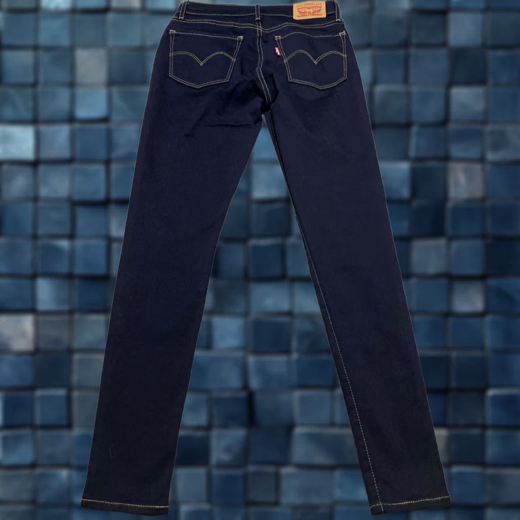 Levi's Levi's 710 Jeans Womens 26 Blue Denim Dark Wash Mid Rise Skinny City 710 Womens Jeans Men? Size 26" / US 2 / IT 38 - 1 Thumbnail