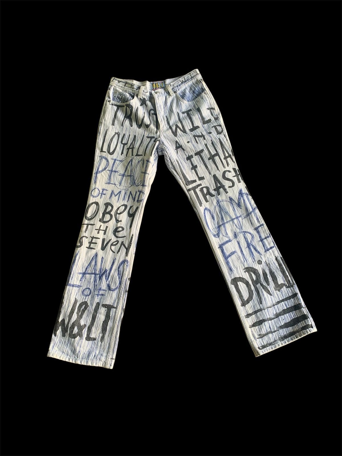 90s W&LT Denim Pants ① Vintage × W&LT × Walter Van Beirendonck Vintage Walter Van