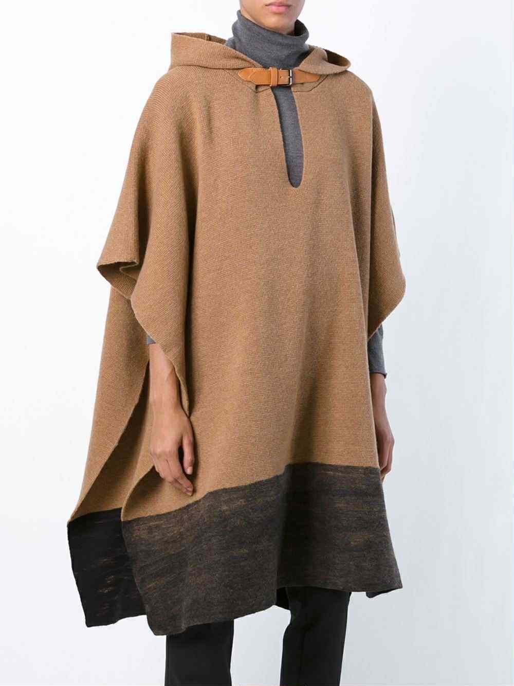 SOFIE D'HOORE Sofie D'hoore Mark Hooded Poncho Jacket Size ONE SIZE - 1 Thumbnail