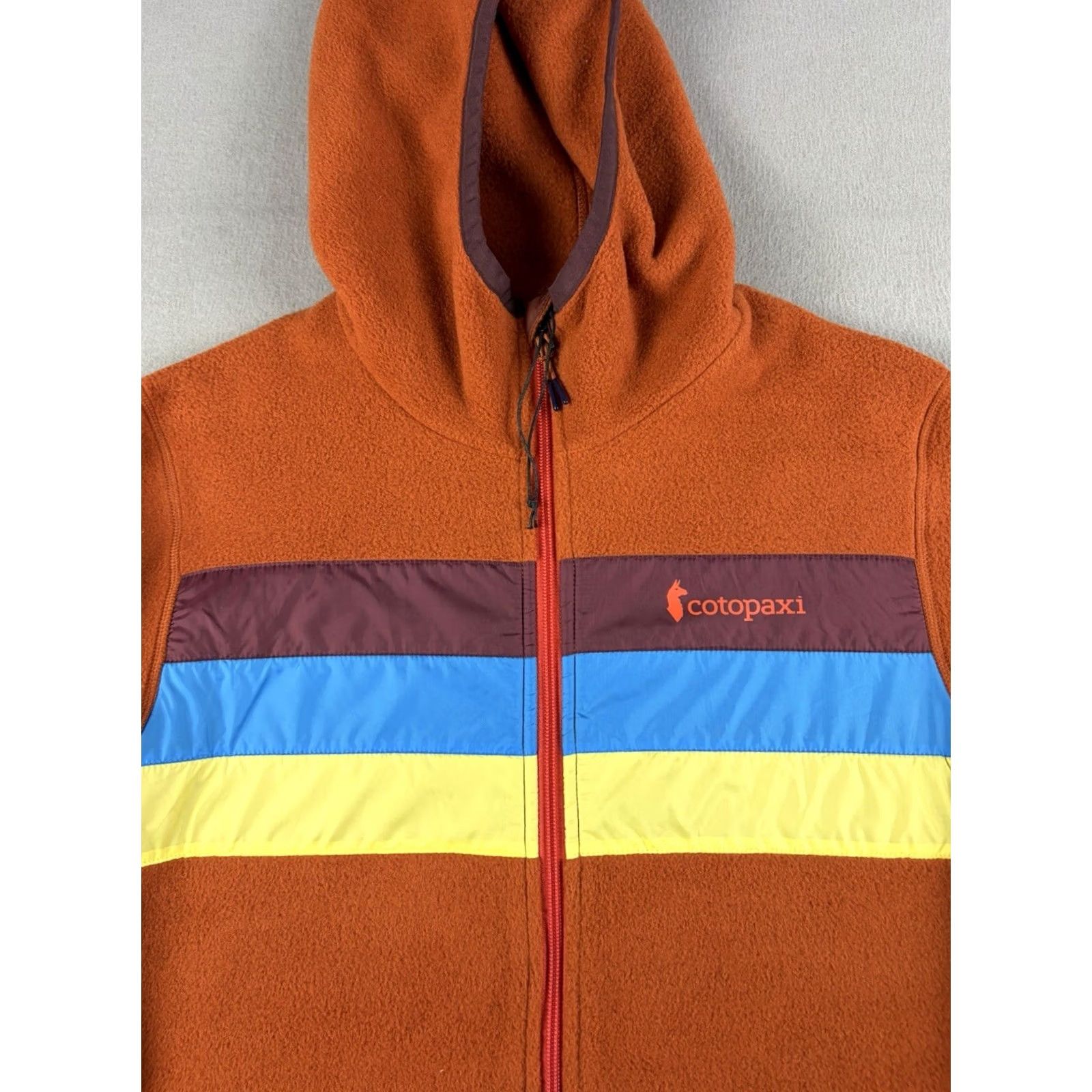 Cotopaxi Cotopaxi Jacket Women Small Orange Fleece Hooded Full Zip Outdoors Hiking Size S / US 4 / IT 40 - 2 Thumbnail