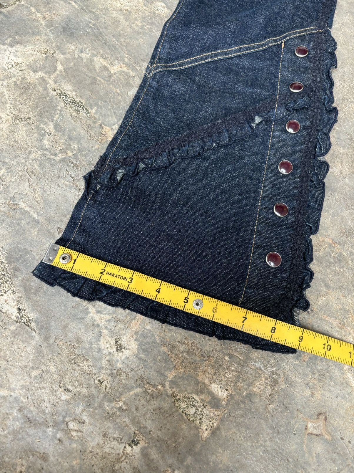If Six Was Nine × Japanese Brand × Tornado Mart Pink House bottom button cealan Bootcut style Size US 28 / EU 44 - 17 Thumbnail