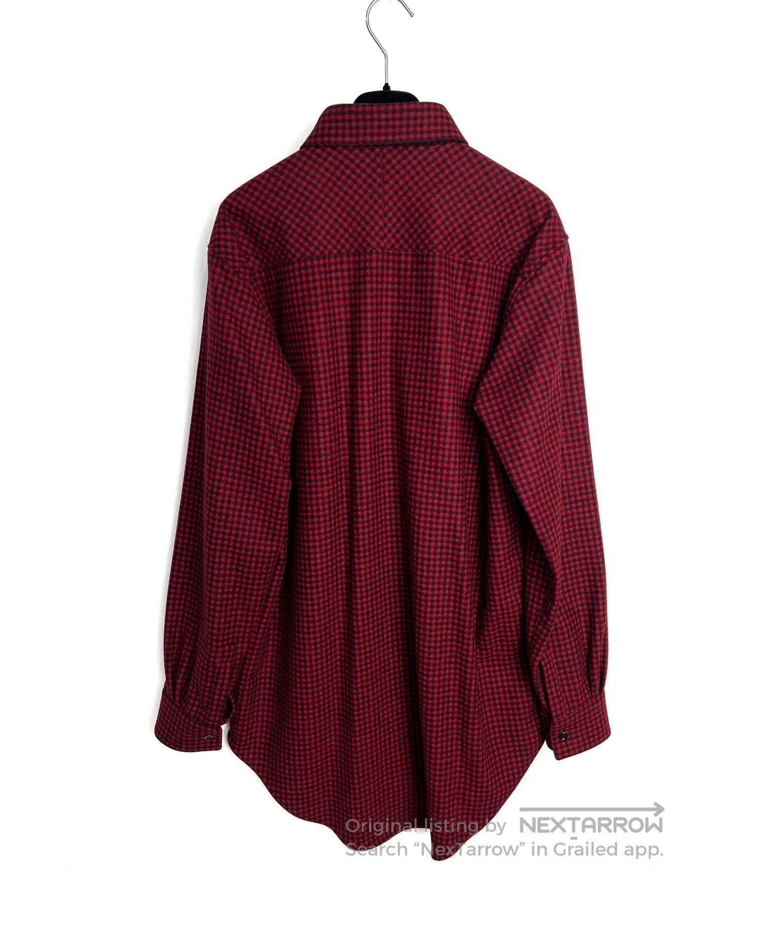 Dior Red Checkered Long Sleeve Button-Up Shirt. Size US XS / EU 42 / 0 - 2 Thumbnail