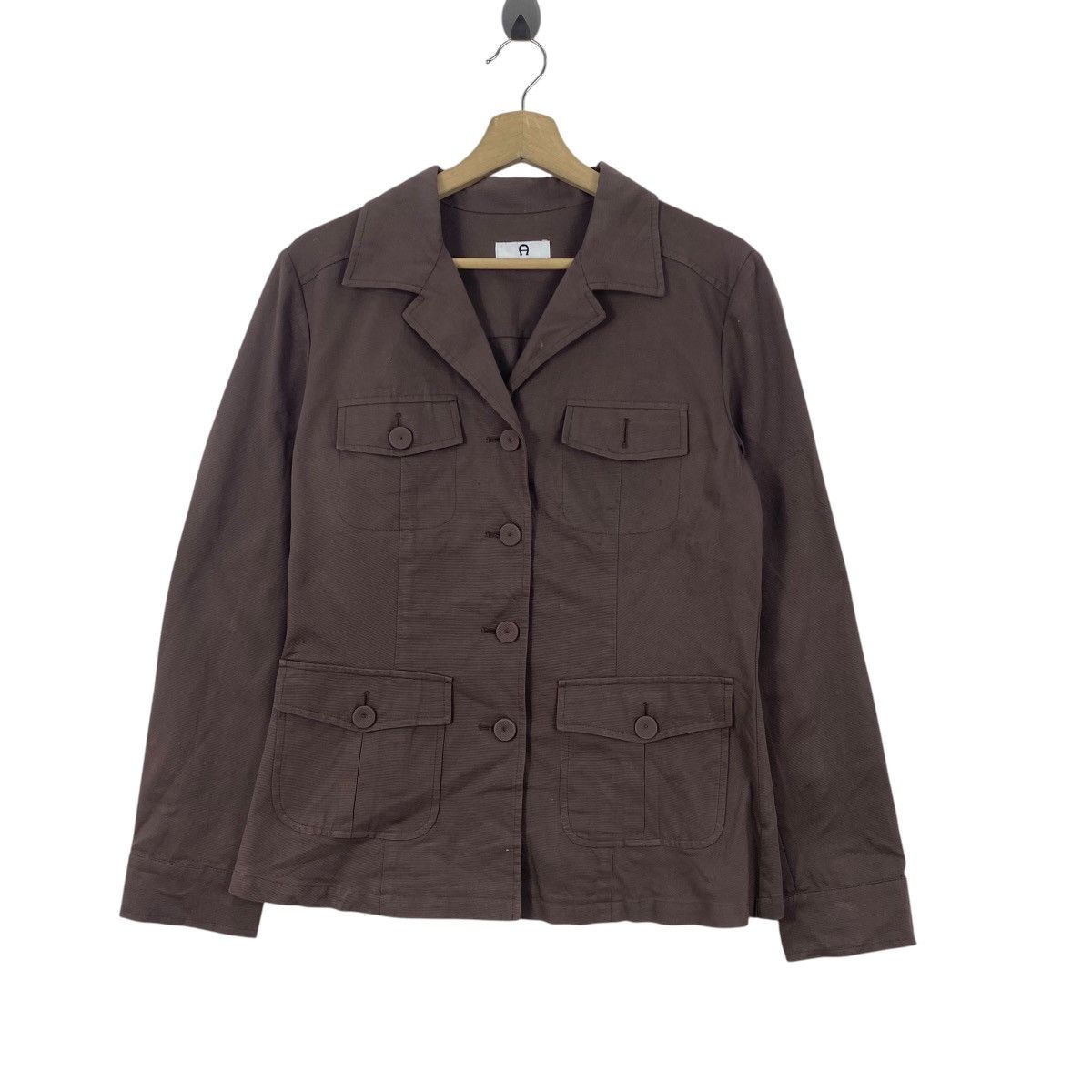 Aigner Vintage AIGNER Utility Safari Jacket Button Up Minimalist Size M / US 6-8 / IT 42-44 - 5 Thumbnail