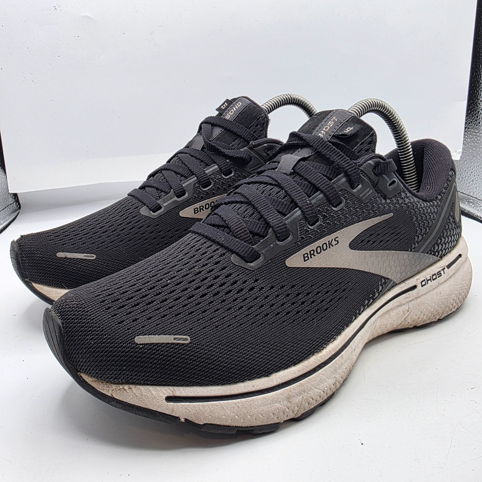 Brooks Brooks Ghost 14 Womens Size 10 Black White Athletic Shoes Ru Size US 10 / IT 40 - 4 Thumbnail