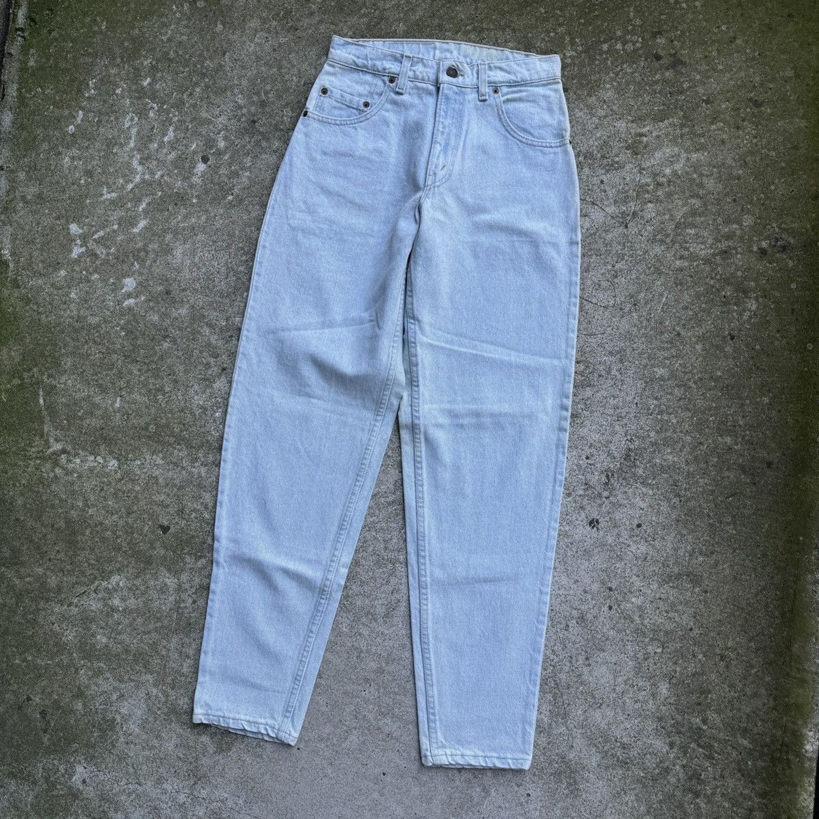 Levi's VINTAGE 90s LEVI’S 560 MADE IN USA LOOSE TAPERED DENIM JEANS Size US 27 - 9 Thumbnail