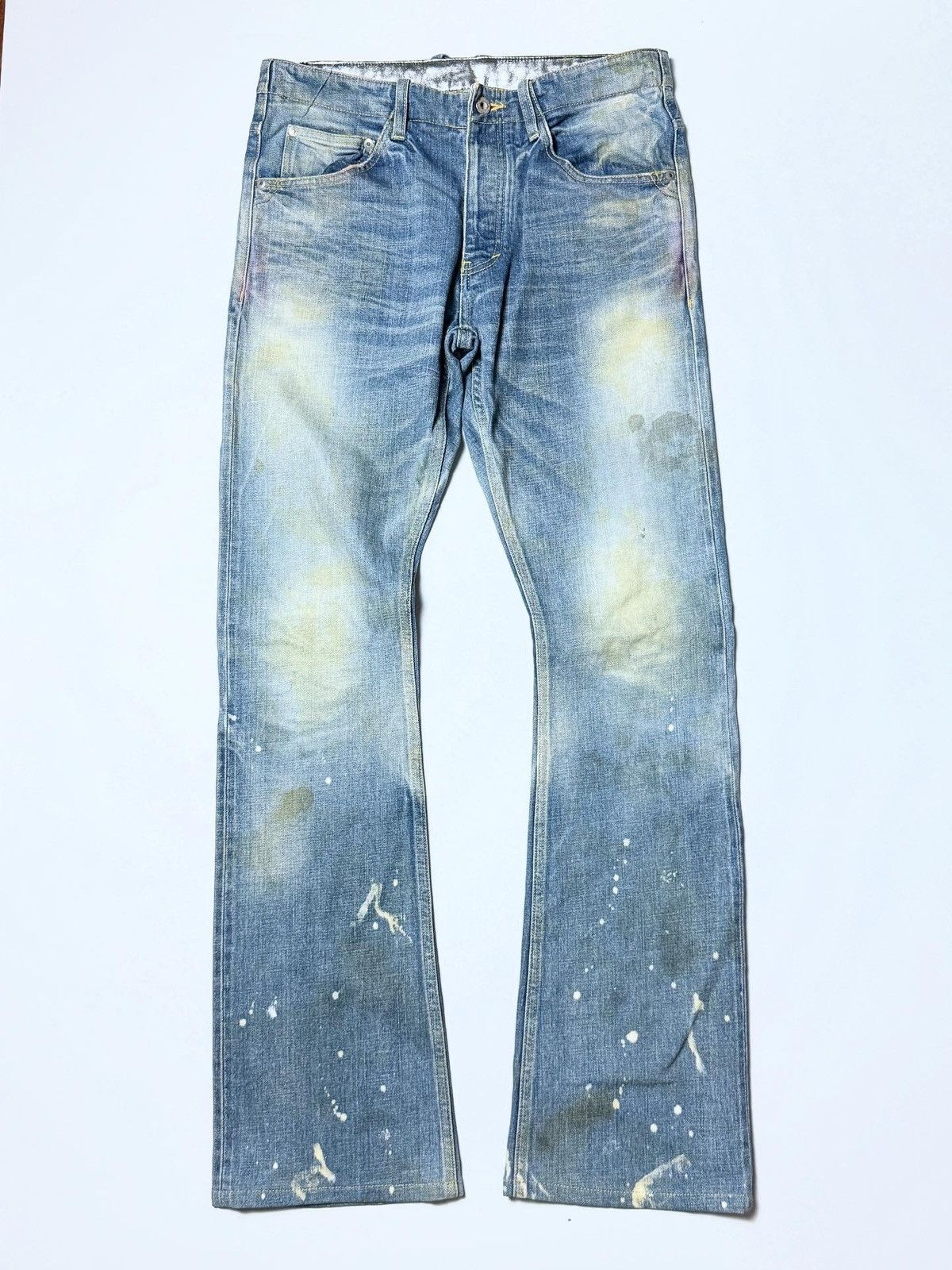 Isamu Katayama Backlash Archive! Backlash Isamu Katayama Distressed Bootcut Size US 32 / EU 48 - 1 Thumbnail
