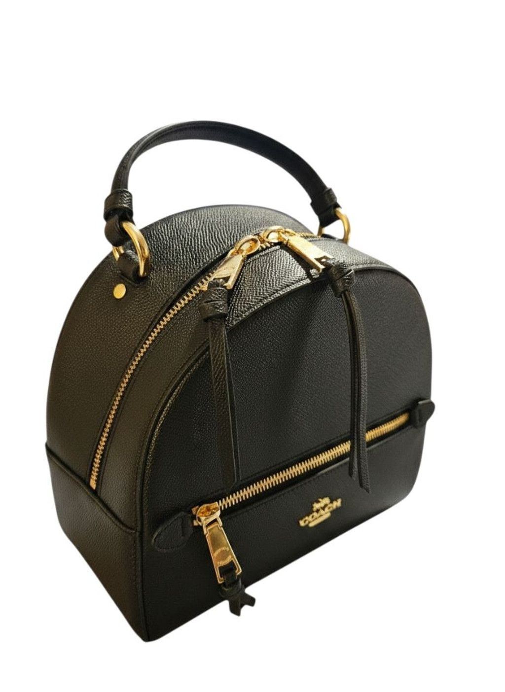 Coach Coach Black Leather Mini Backpack One Size Size ONE SIZE - 3 Thumbnail