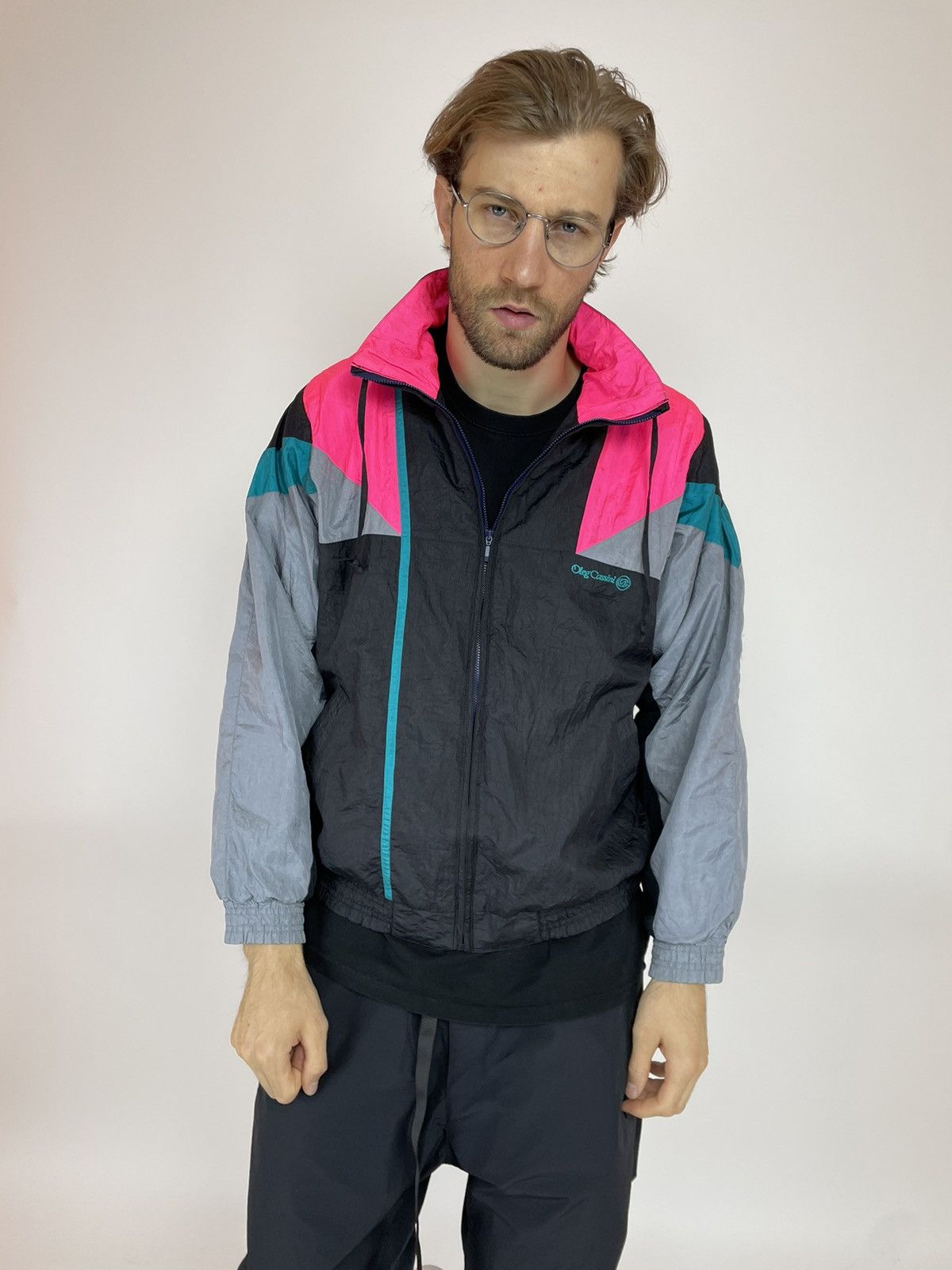 Oleg Cassini Oleg Cassini Vintage Track Jacket Mens size M Size US M / EU 48-50 / 2 - 1 Thumbnail