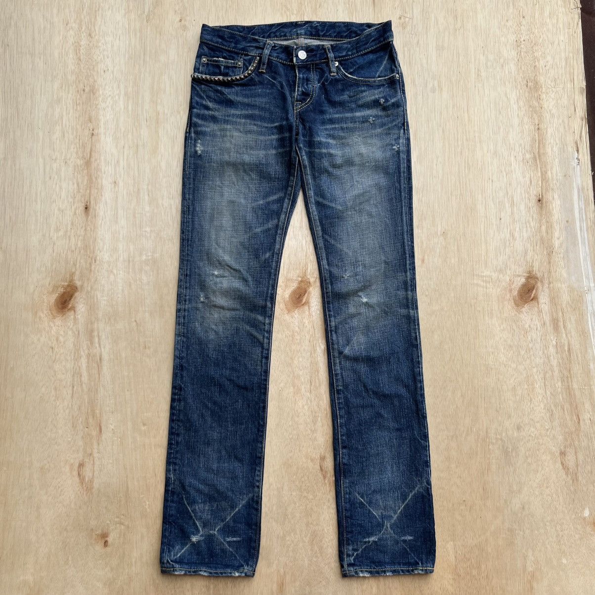 Hysteric Glamour HYSTERIC GLAMOUR VINTAGE DENIM DISTRESSED JAPANESE BRAND Size US 29 - 1 Thumbnail