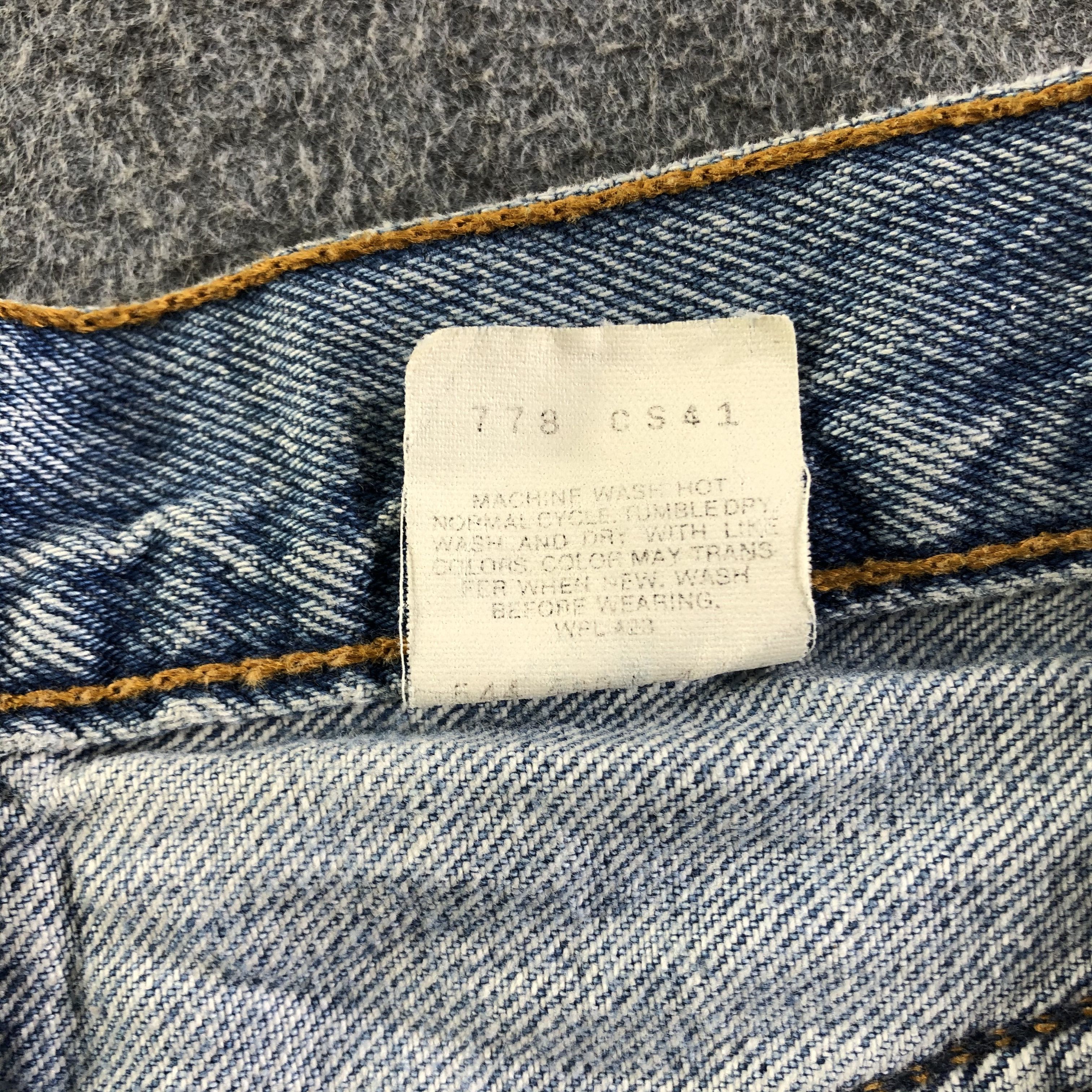 Levi's × Vintage Vintage Blue Wash Levis 501 Jeans-J4113 Size 28" / US 6 / IT 42 - 6 Thumbnail