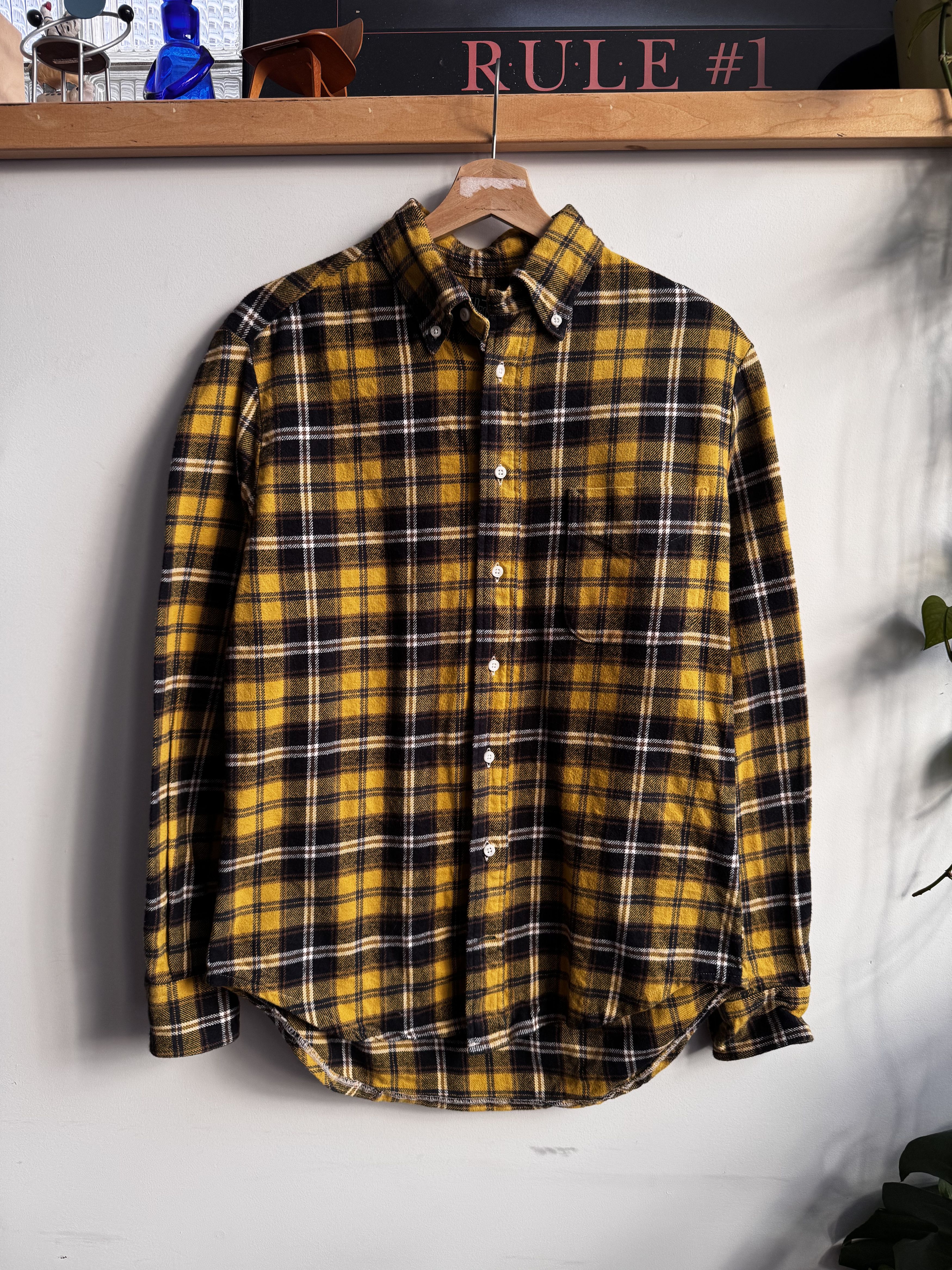 Gitman Bros. Vintage Gitman Bros Vintage Yellow Plaid Button Down Shirt Size M Size US S / EU 44-46 / 1 - 1 Thumbnail