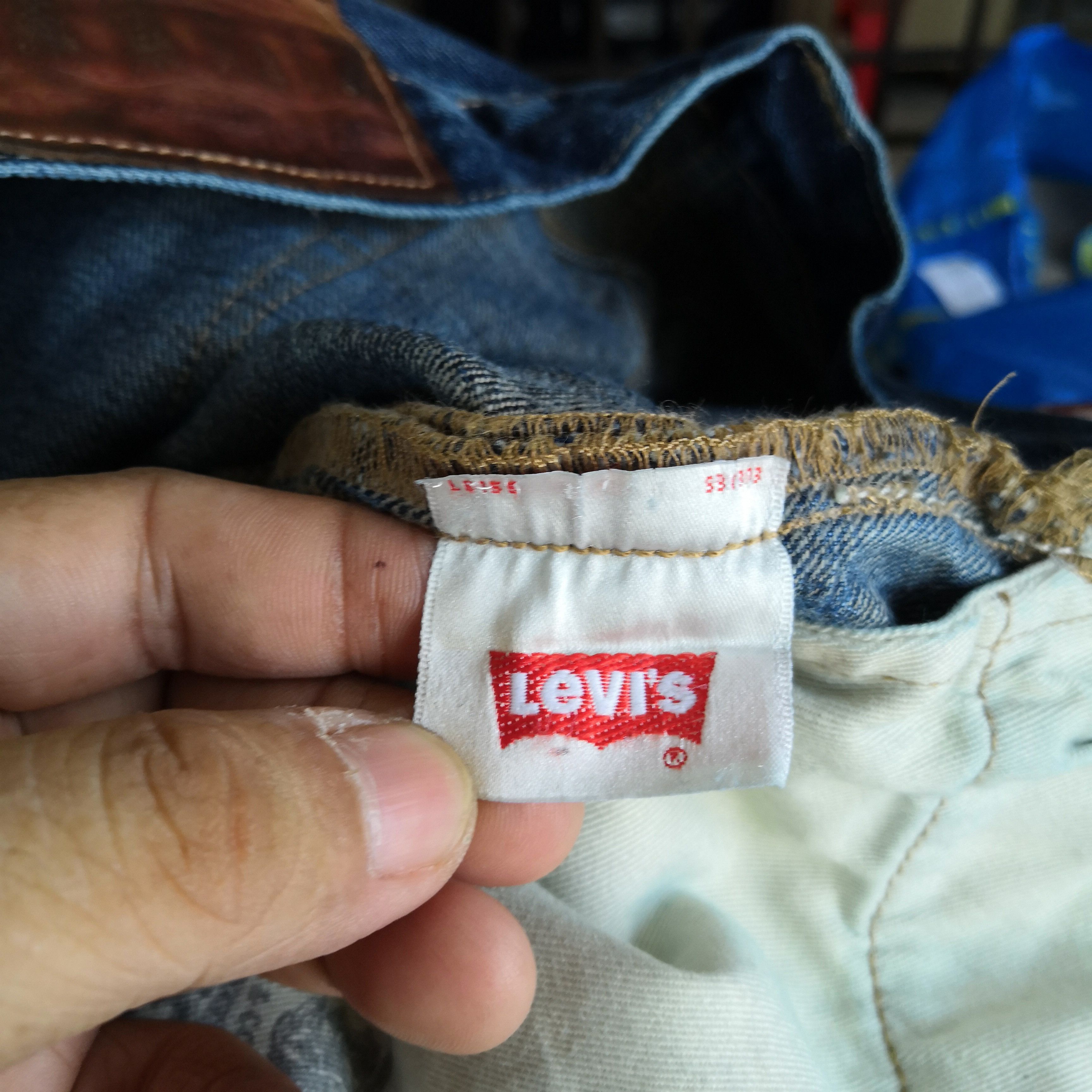 Levi's Vintage Levis 501 Denim Levi's 501 Distressed Faded Jeans Size US 32 / EU 48 - 7 Thumbnail