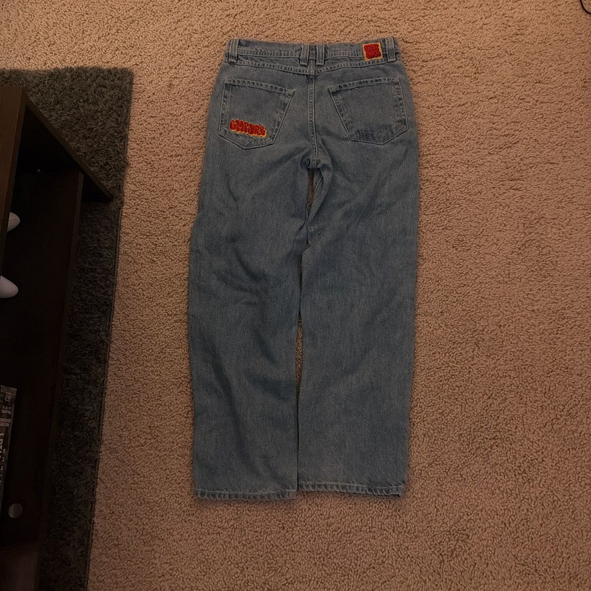 Empyre Empyre Kids Loose Fit Blue Denim Skate Pants Size US 27 - 4 Thumbnail