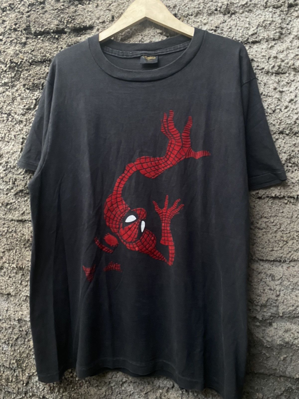 Marvel Comics × Vintage Vintage 90s Spiderman Shirt Batman Size US L / EU 52-54 / 3 - 1 Thumbnail