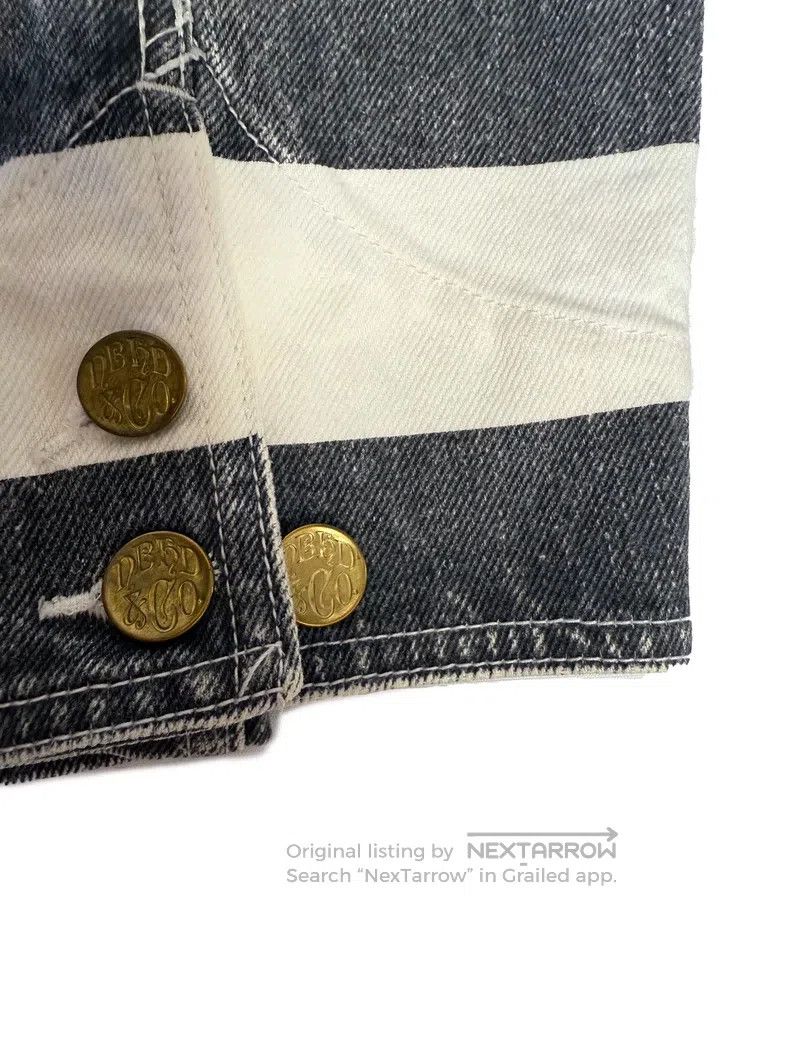 Neighborhood Neighborhood Black and white striped work jacket Size US L / EU 52-54 / 3 - 5 Thumbnail