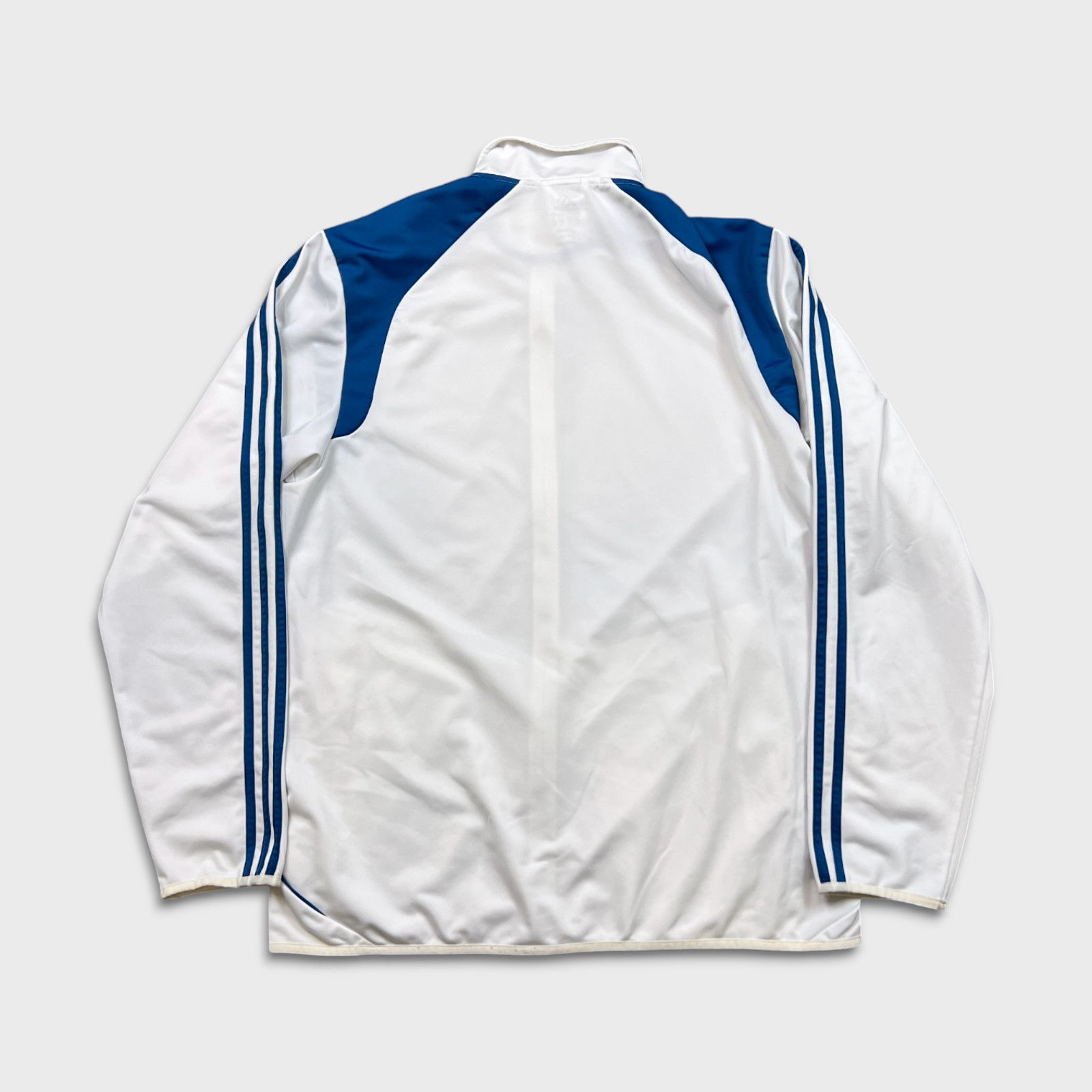 Adidas × Vintage Adidas Track Jacket XL Essentials Stripes Full Zip Tracksuit Size US XL / EU 56 / 4 - 7 Thumbnail