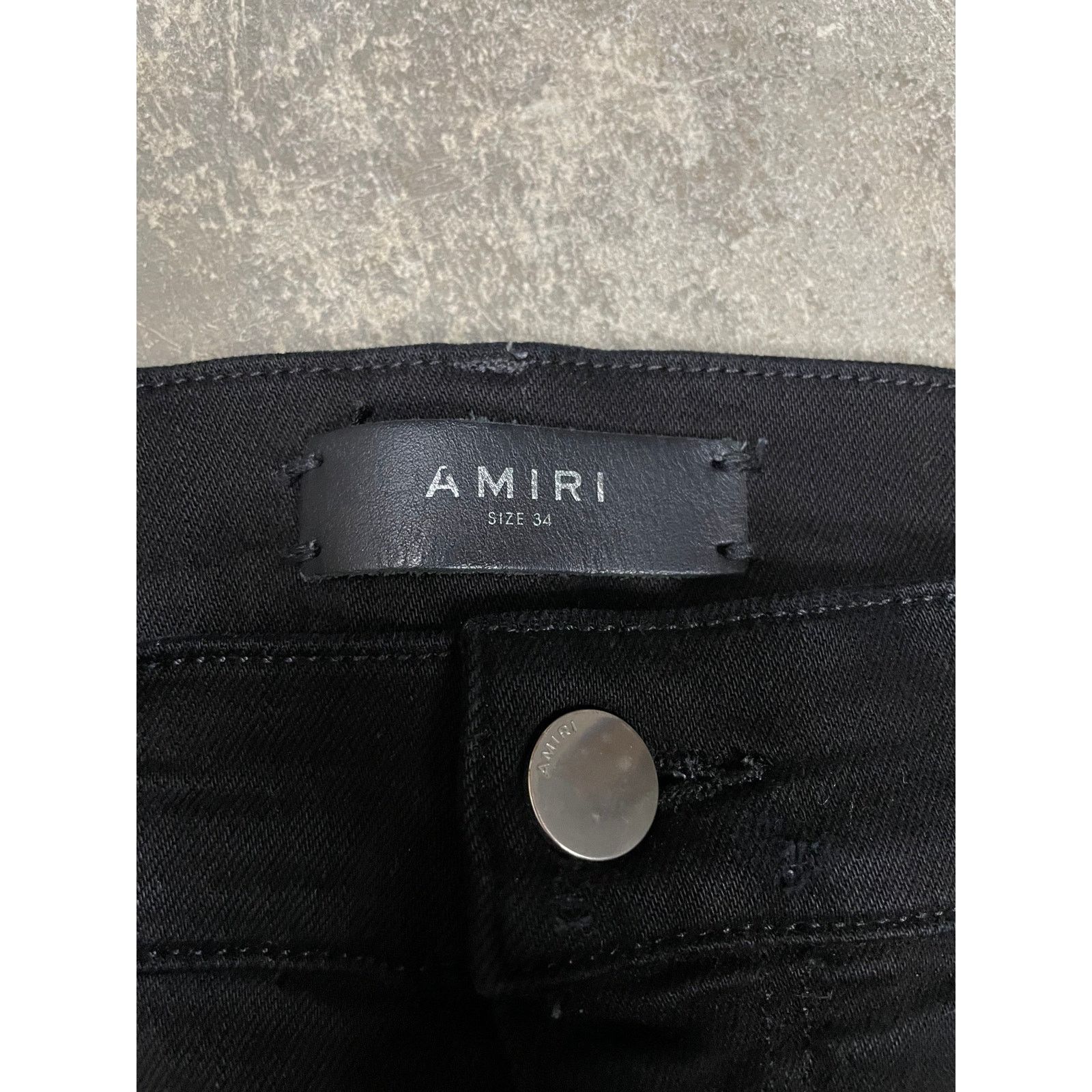 Amiri Amiri Jeans Black White Stripe 34 Used Size US 34 / EU 50 - 2 Thumbnail