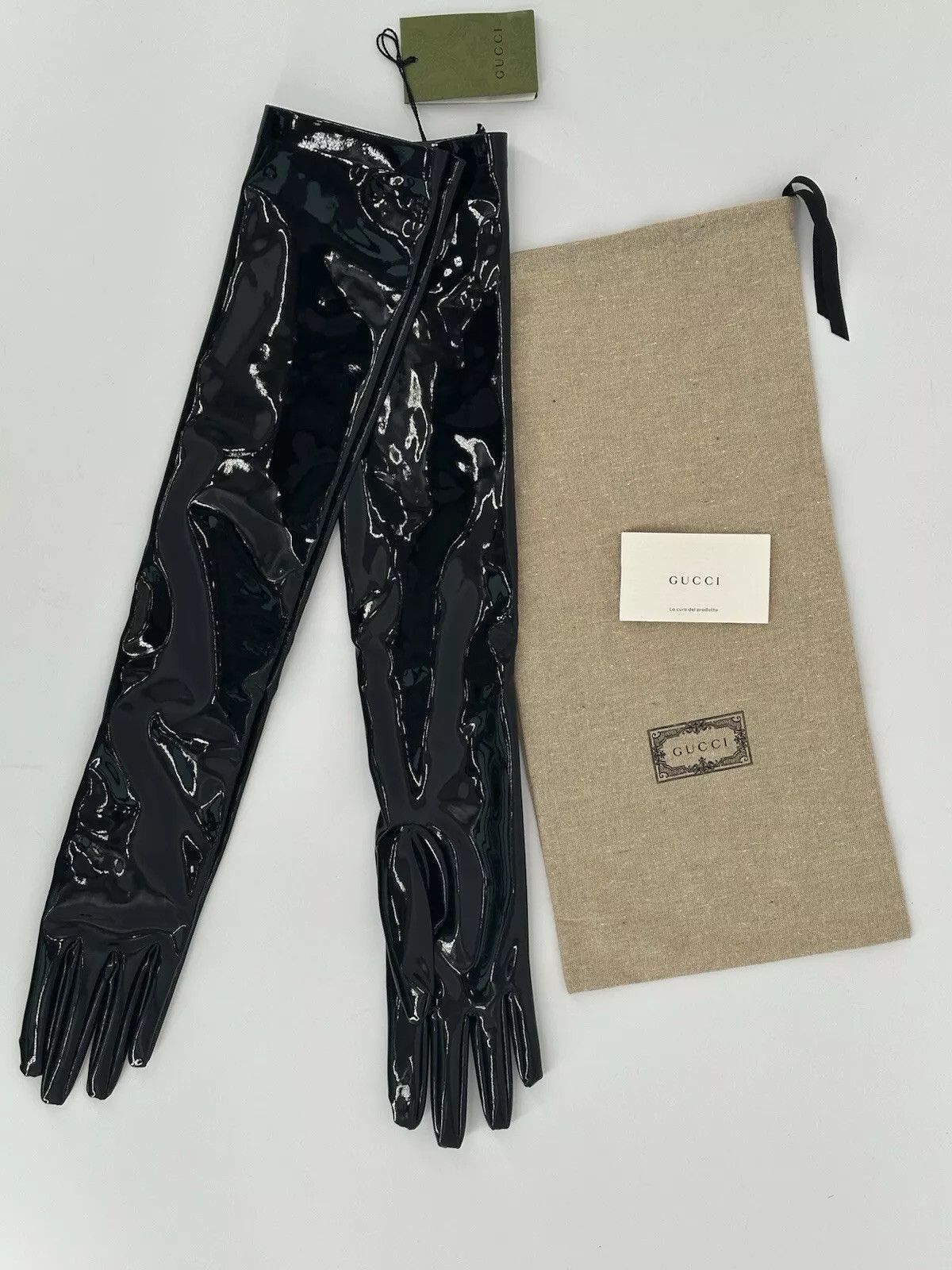 Gucci new Gucci Gloves Size-8-M -603553 Size ONE SIZE - 3 Thumbnail