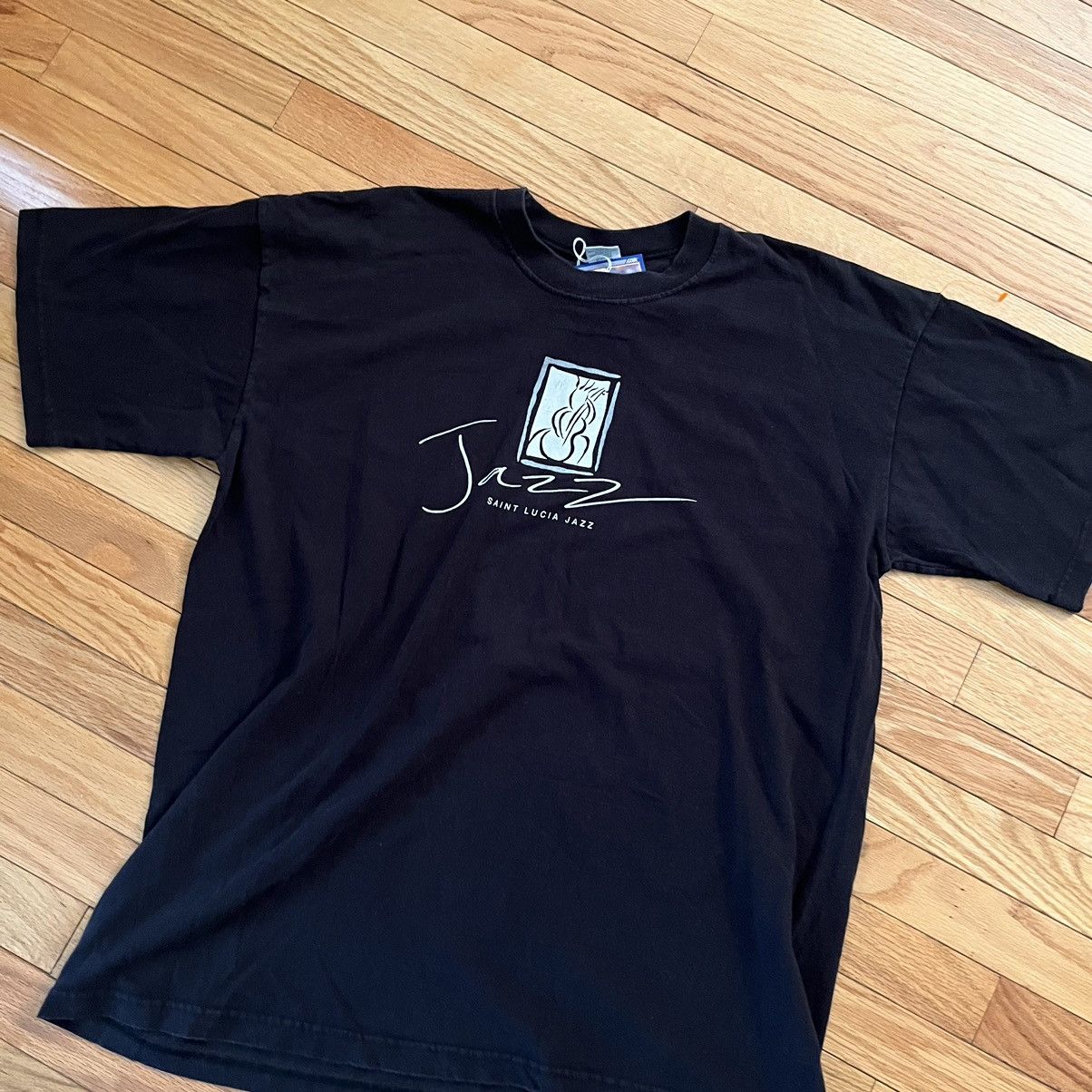 Band Tees × Vintage VTG Jazz Club Tee Size US XL / EU 56 / 4 - 1 Thumbnail