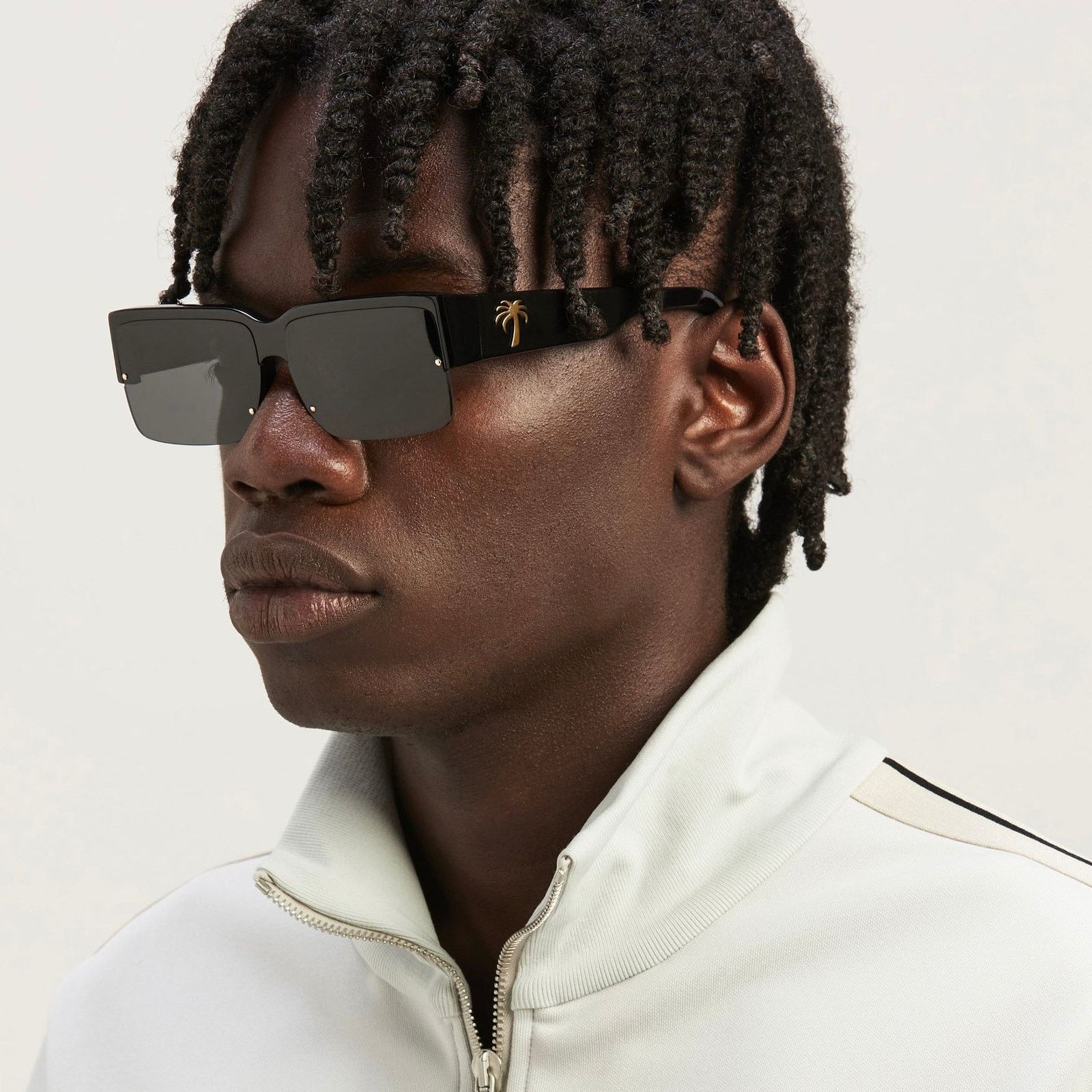 Palm Angels New! PALM ANGELS Drain Sunglasses PERI053 0907, Authentic Size ONE SIZE - 4 Thumbnail