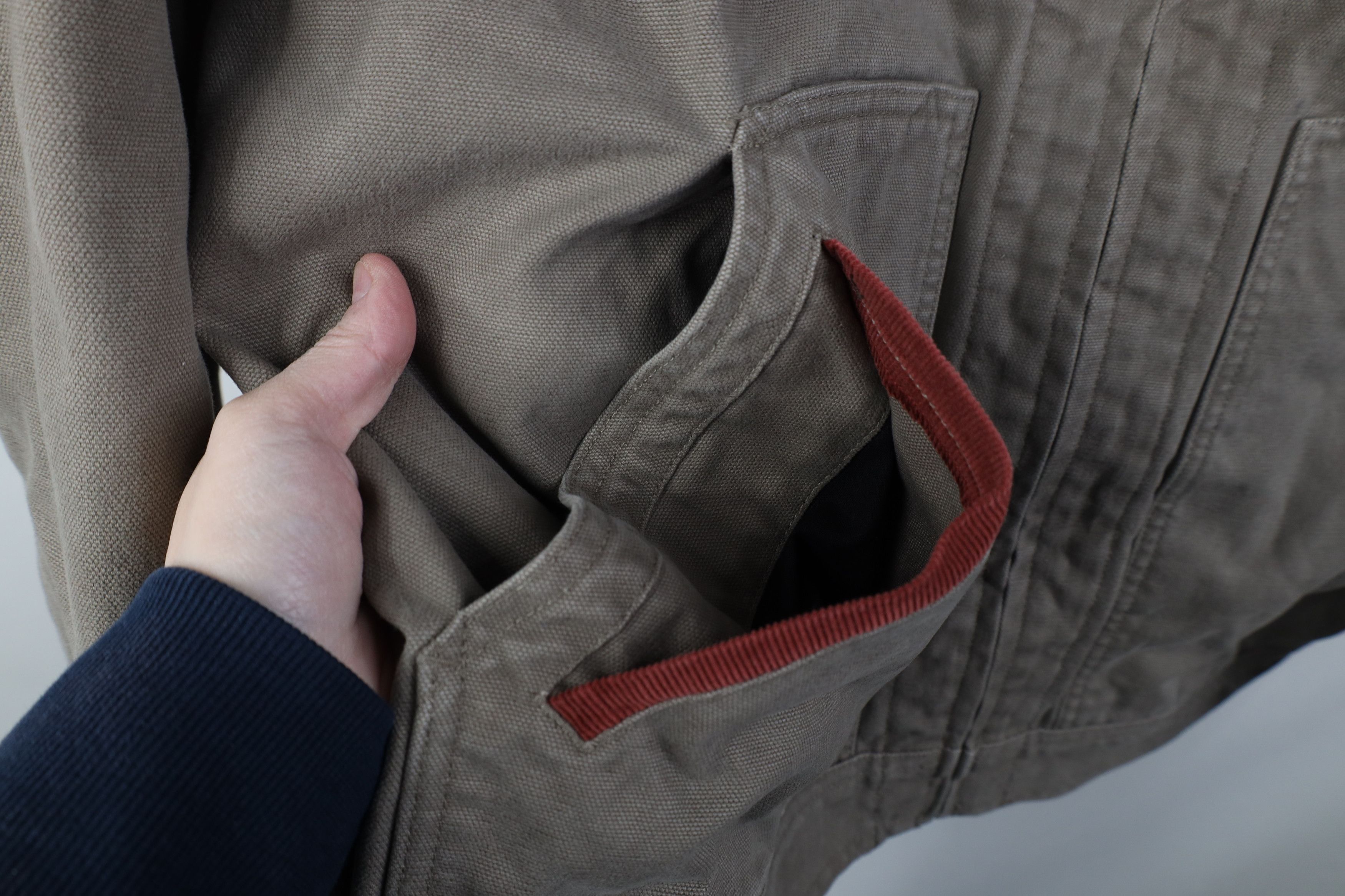 Vintage Deadstock Vintage 90s Corn Blanket Lined Canvas Chore Jacket Size US XXL / EU 58 / 5 - 7 Thumbnail