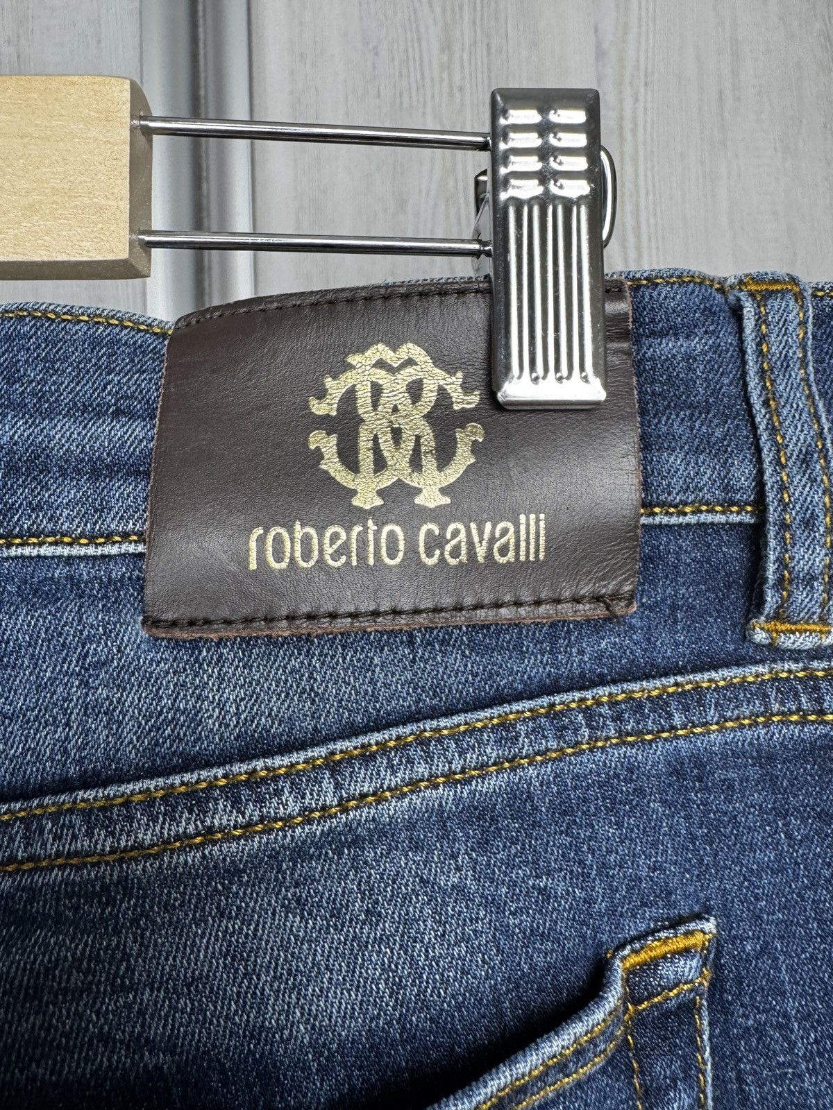 Roberto Cavalli Roberto Cavalli blue faded skinny denim jeans size 32 Size US 32 / EU 48 - 8 Thumbnail
