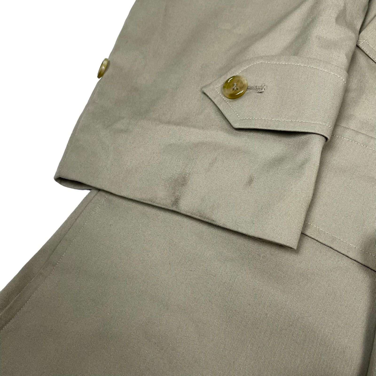 Burberry Burberry Mens Beige Lined Pockets Buttoned Cuffs Trench Coat Size US M / EU 48-50 / 2 - 4 Thumbnail