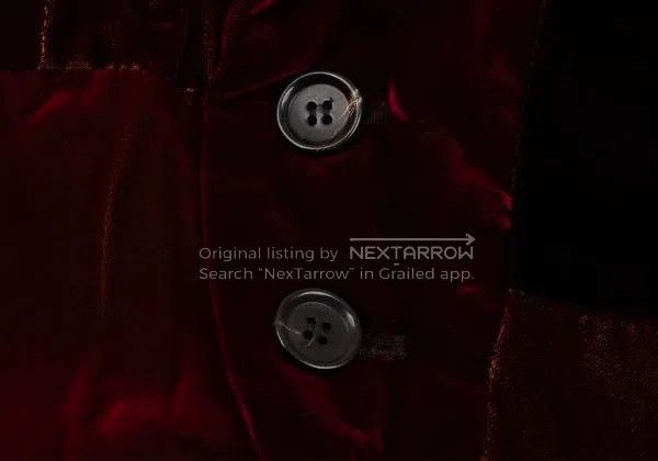Comme des Garcons Comme des Garcons Red Retro Velvet Tailcoat Size M / US 6-8 / IT 42-44 - 7 Thumbnail