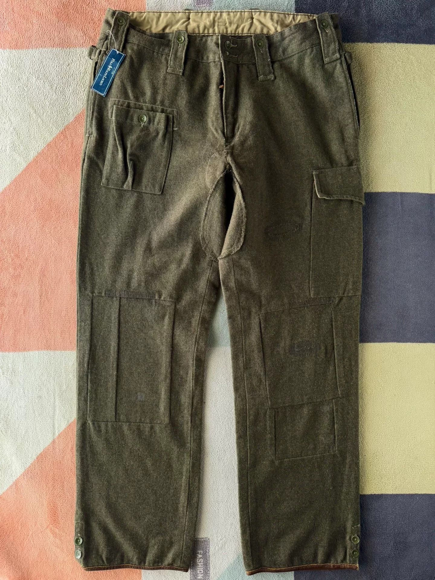 Polo Ralph Lauren Ralph Lauren Wool Cargo Pants Size US 29 - 1 Thumbnail