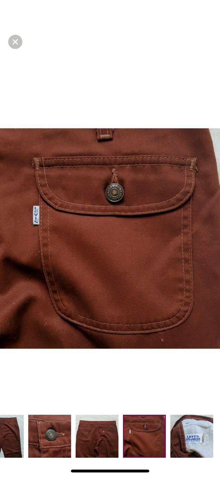 Levi's Vintage Clothing Vintage 70s Levi’s Flared trousers Size US 36 / EU 52 - 6 Thumbnail