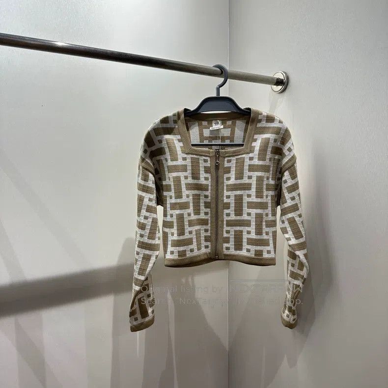 Hermes Hermes Marseilles Zipper Khaki Jacket Size XS / US 0-2 / IT 36-38 - 1 Thumbnail