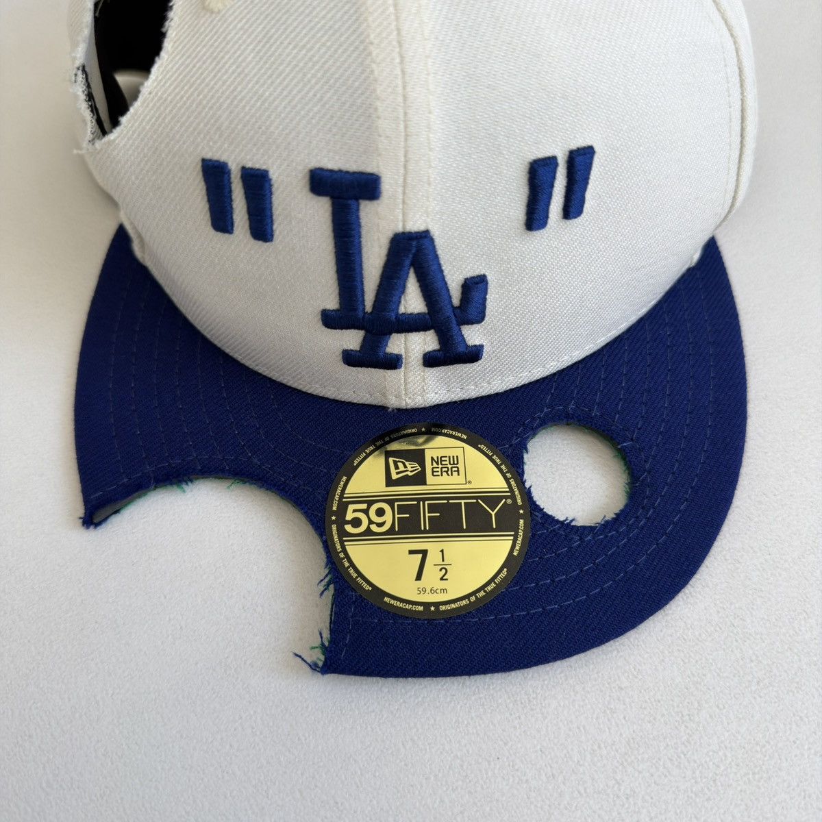 MLB × Off-White ‘Cut Out’ New Era LA Dodgers Baseball Cap Size ONE SIZE - 6 Thumbnail
