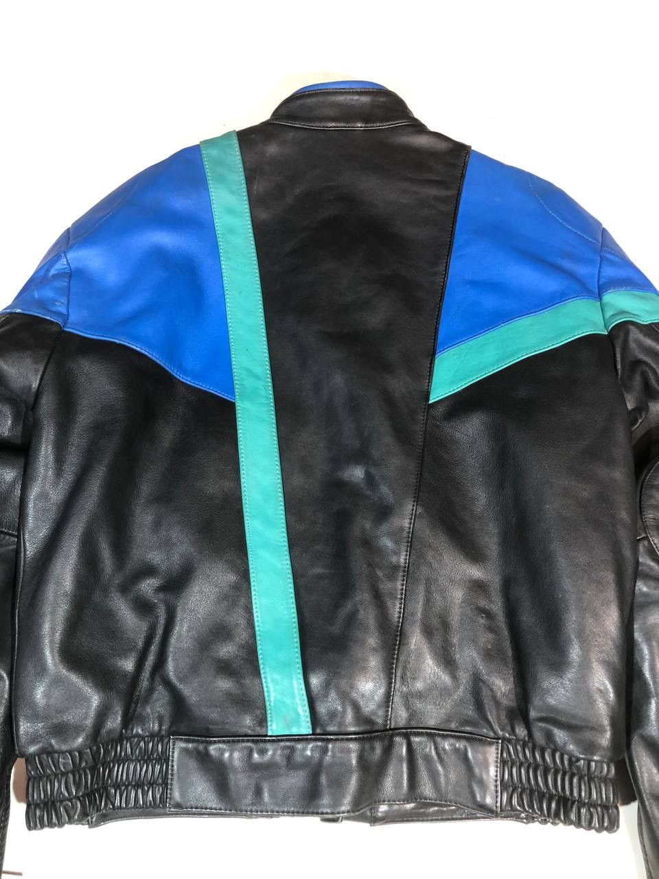 Vintage MQP Racing Moto Avangarde Leather Jacket Vintage Size US XL / EU 56 / 4 - 6 Thumbnail
