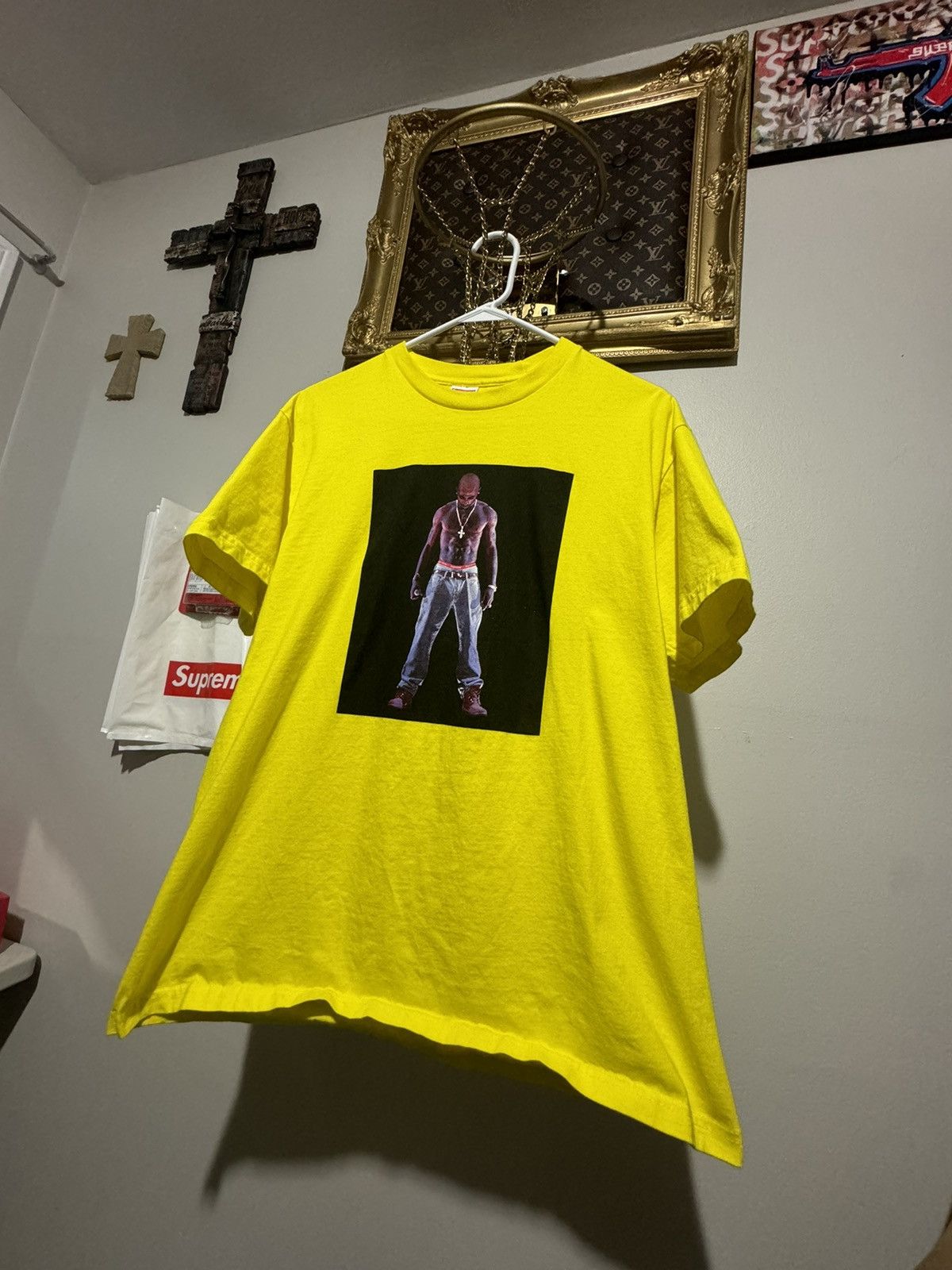 Supreme Supreme Tupac Hologram Tee Yellow Large Size US L / EU 52-54 / 3 - 2 Thumbnail