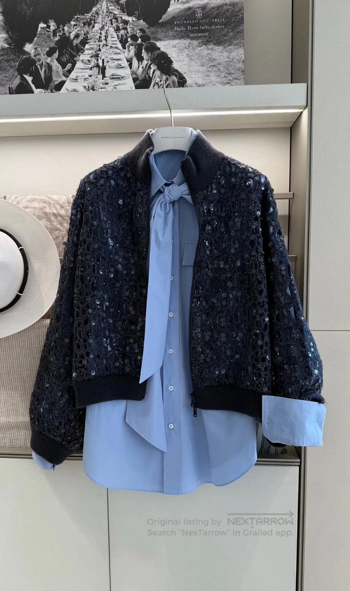 Brunello Cucinelli Brunello Cucinelli Sparkly Cardigan for Women. Size M / US 6-8 / IT 42-44 - 7 Thumbnail