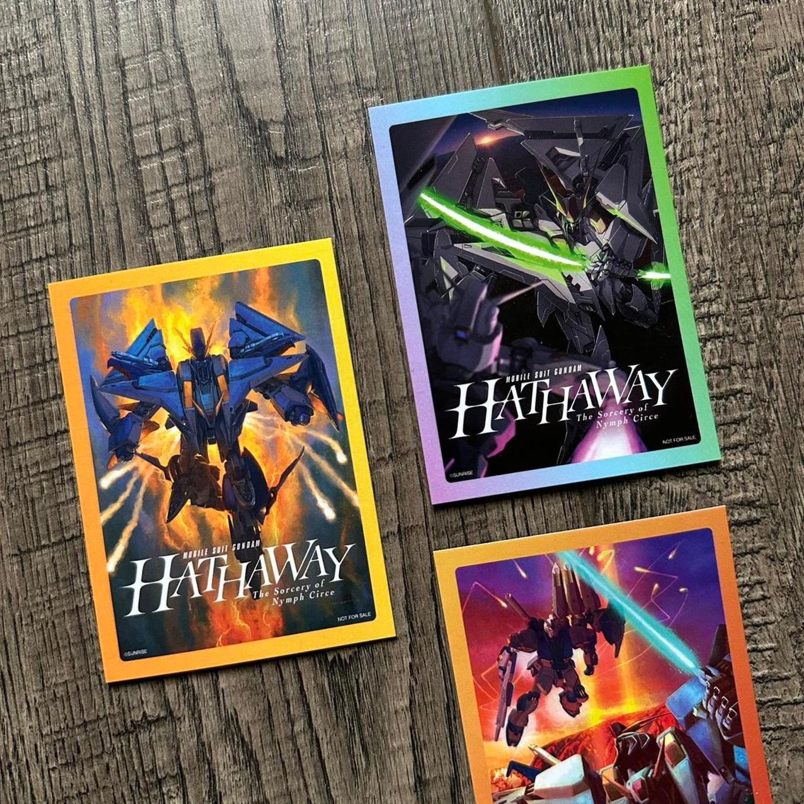 Japanese Brand 2026 Mobile Suit Gundam Hathaway Movie Mini Card Set Lot Size ONE SIZE - 4 Thumbnail