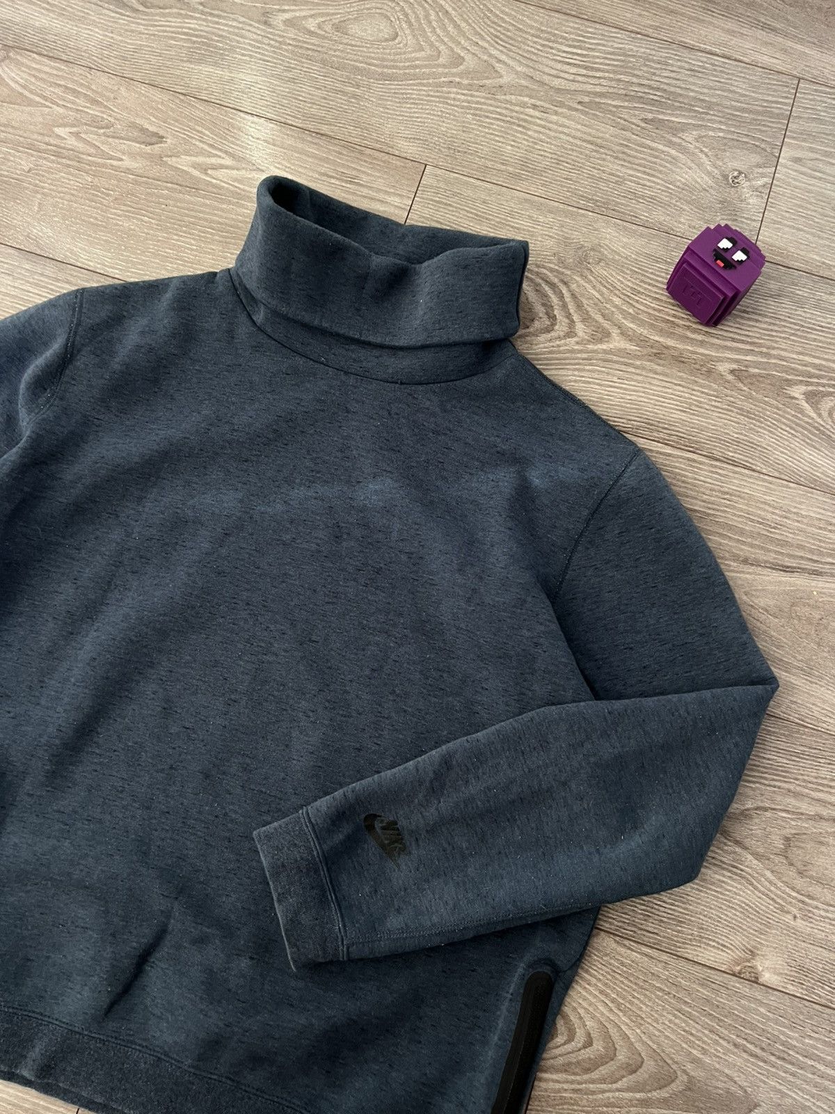 Nike Nike Tech Fleece Blue Ninja Neck Style Regular Sweatshirt Size XL / US 12-14 / IT 48-50 - 9 Thumbnail