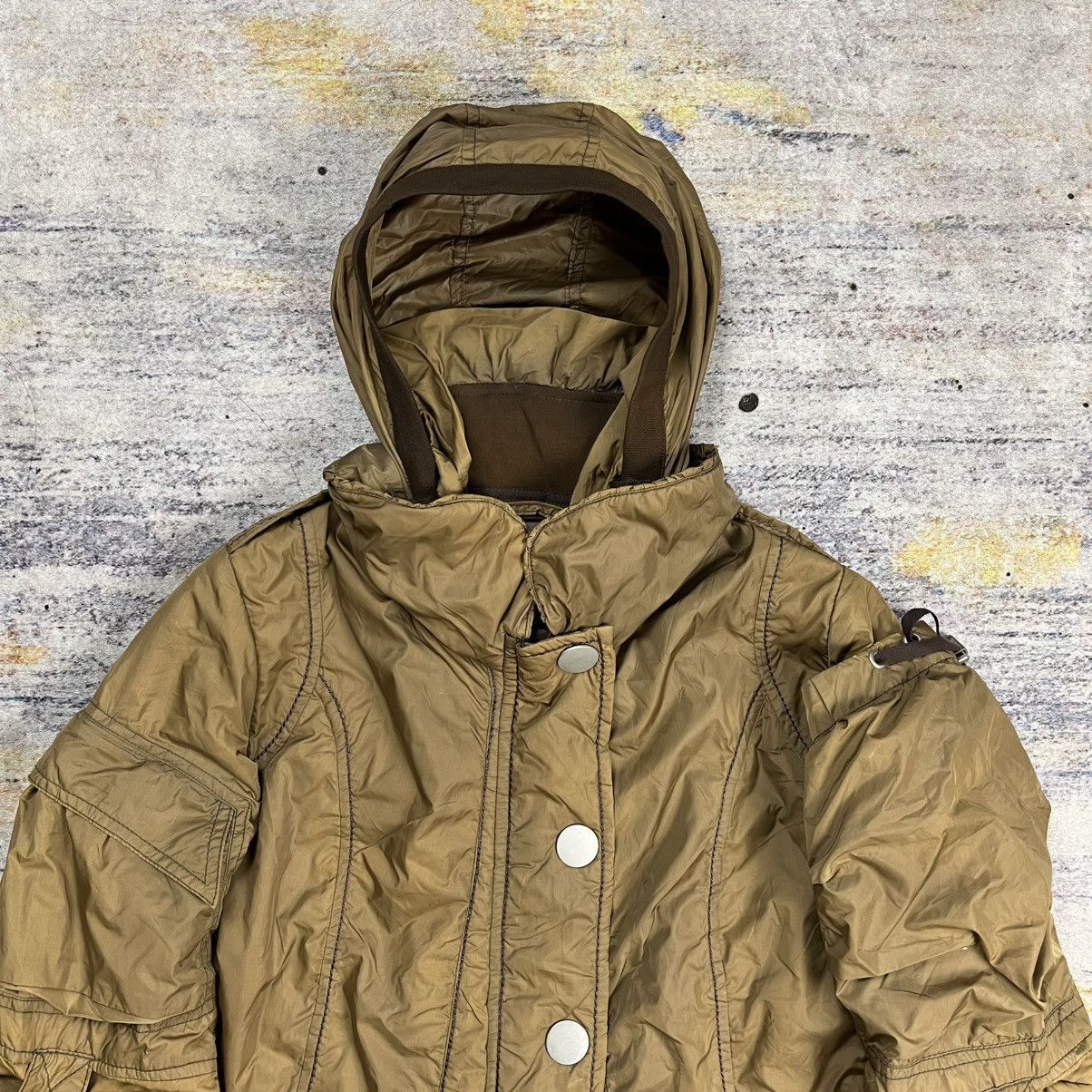Marithe + Francois Girbaud × Vintage Marithe Francois Girbaud belted cargo bondage coat jacket Size M / US 6-8 / IT 42-44 - 5 Thumbnail