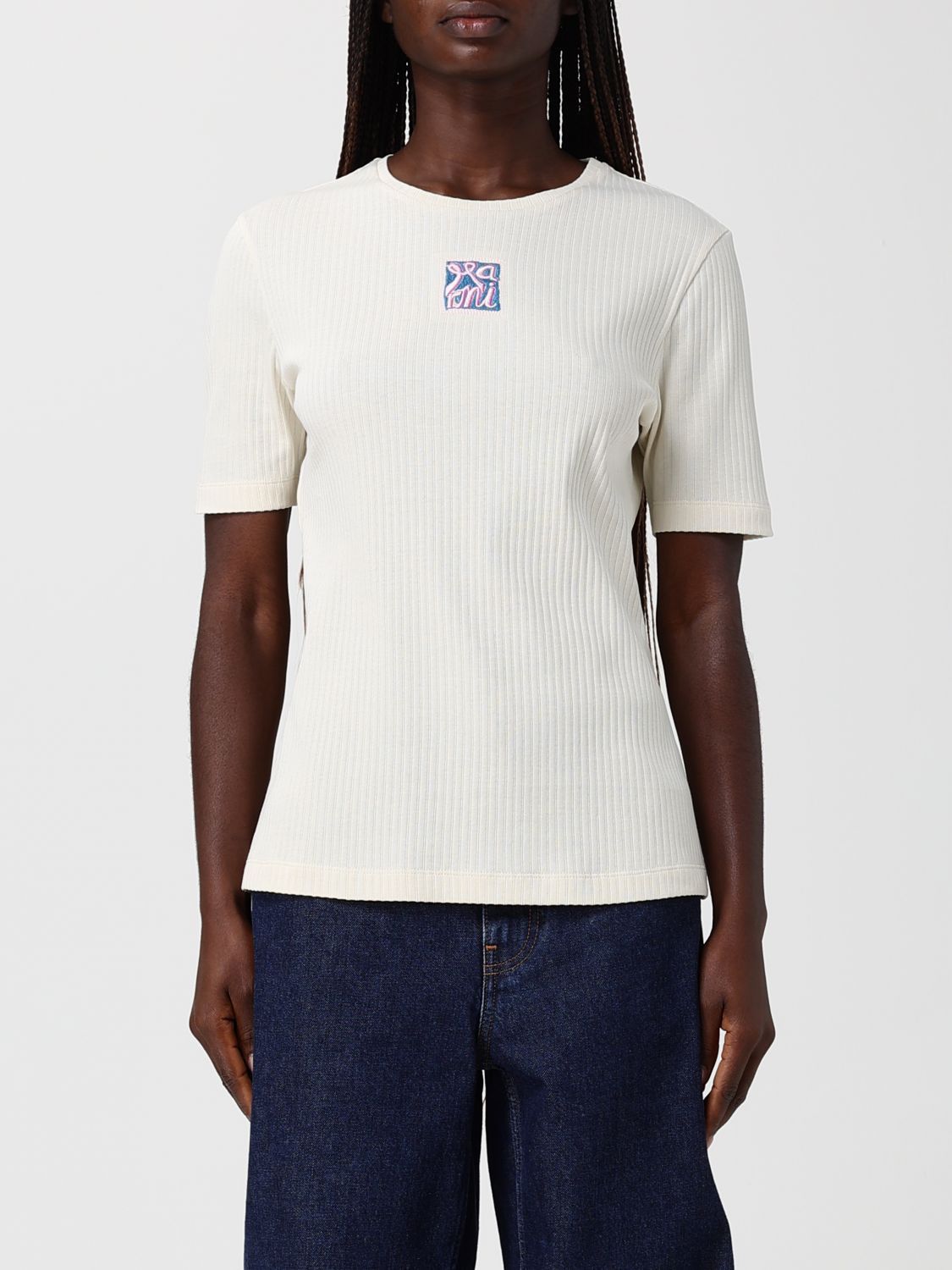 Marni Marni T-Shirt Woman White Size M / US 6-8 / IT 42-44 - 1 Thumbnail